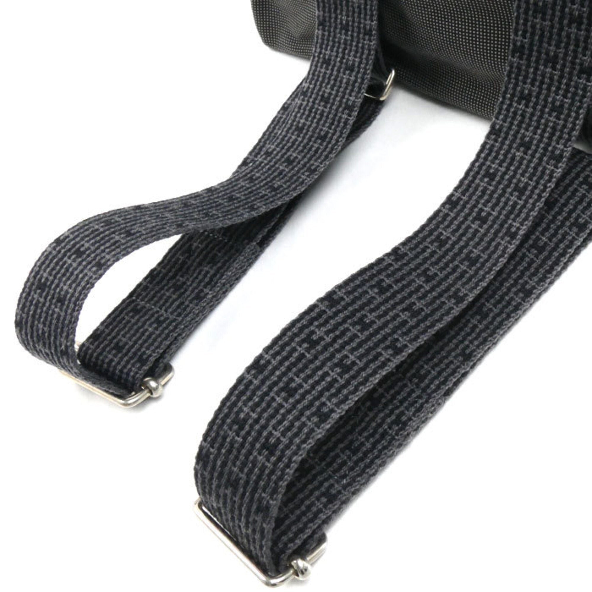 Hermes Gray Nylon Backpack (Pre-Owned)