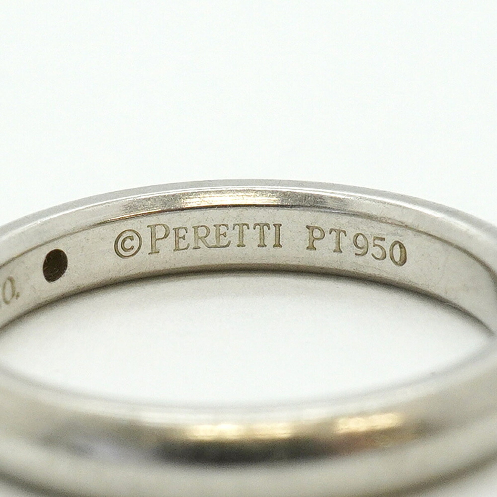 Tiffany Platinum 950 Band Ring (Pre-Owned)