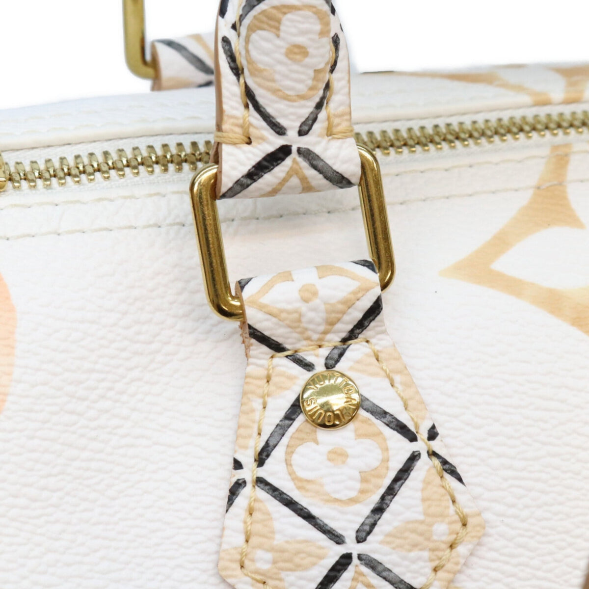 Louis Vuitton Beige Monogram Boston Bag (Pre-Owned)