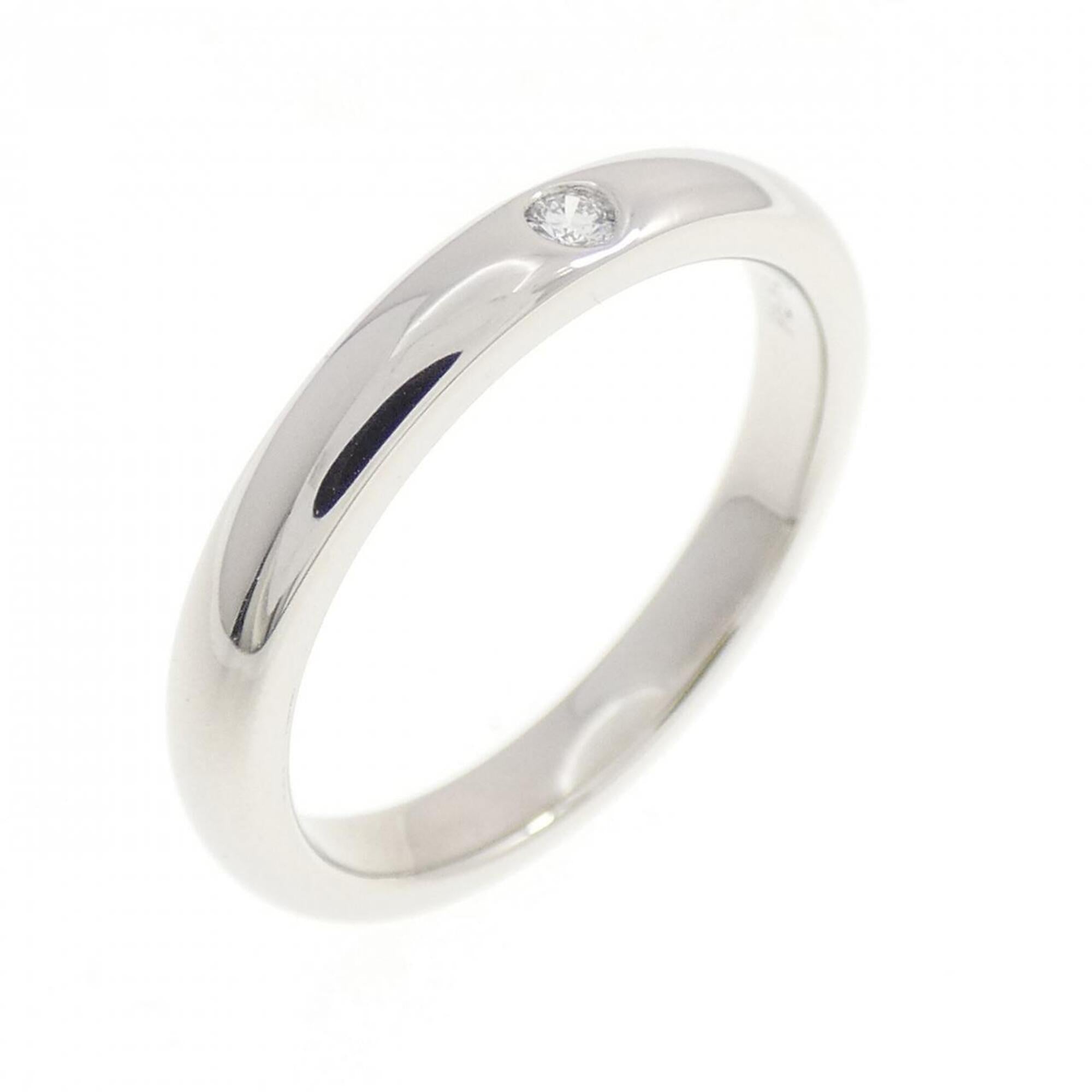 Tiffany Platinum Platinum 950 Band Ring (Pre-Owned)