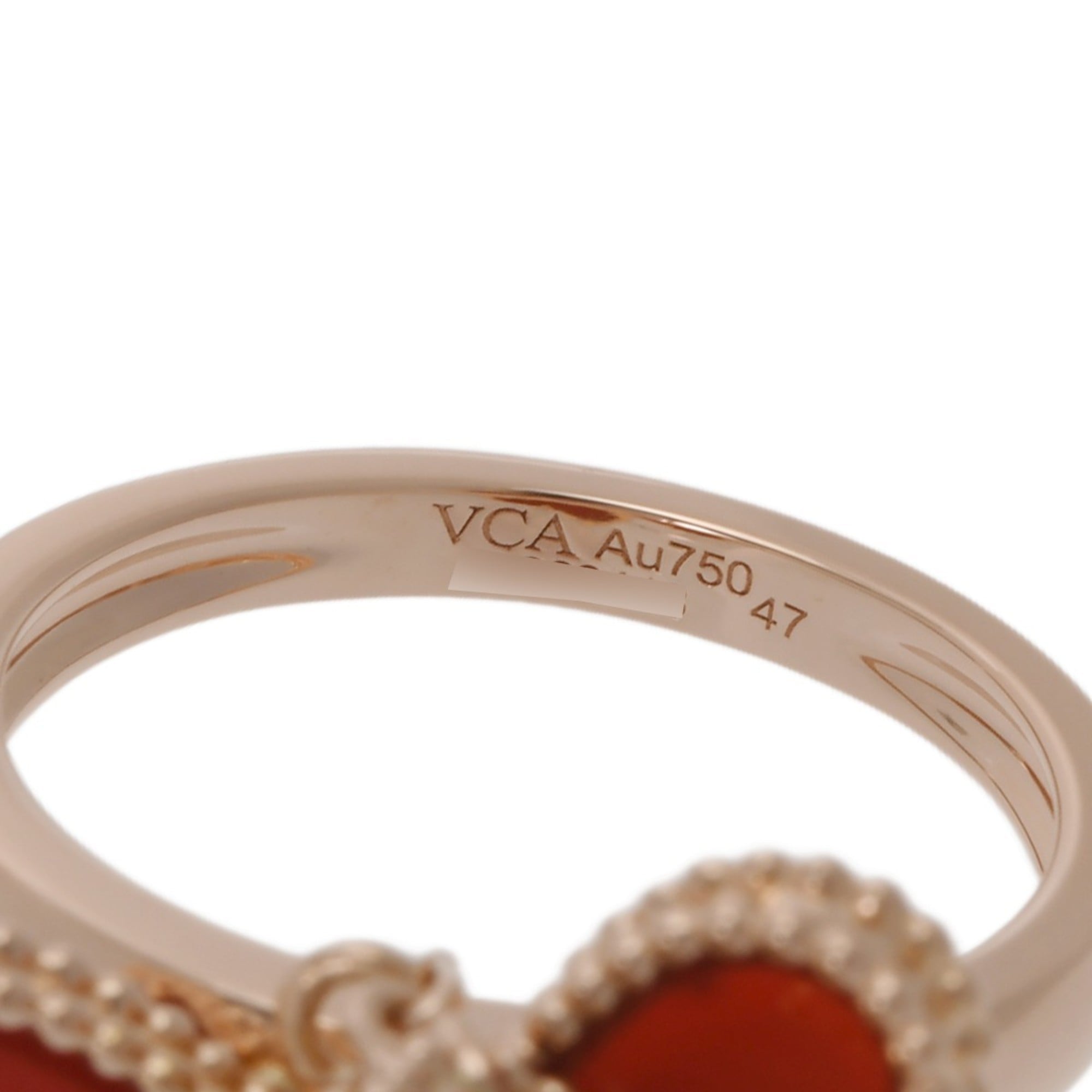 Van Cleef & Arpels Pink Gold (18K) Band Ring (Pre-Owned)