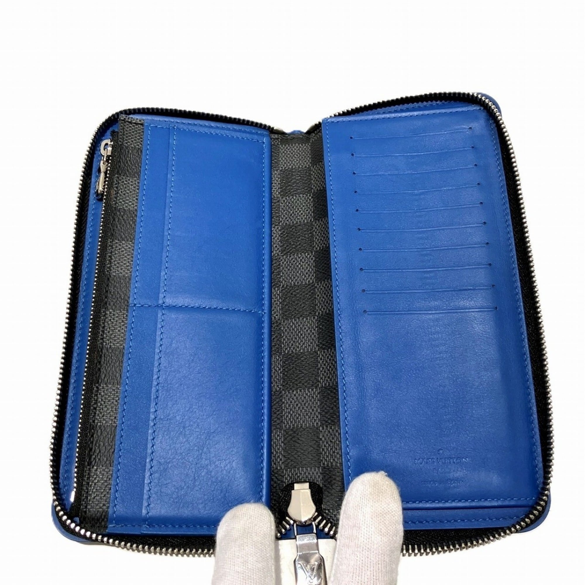 Louis Vuitton Vernis Gray Vernis Long Wallet (Bi-Fold) (Pre-Owned)