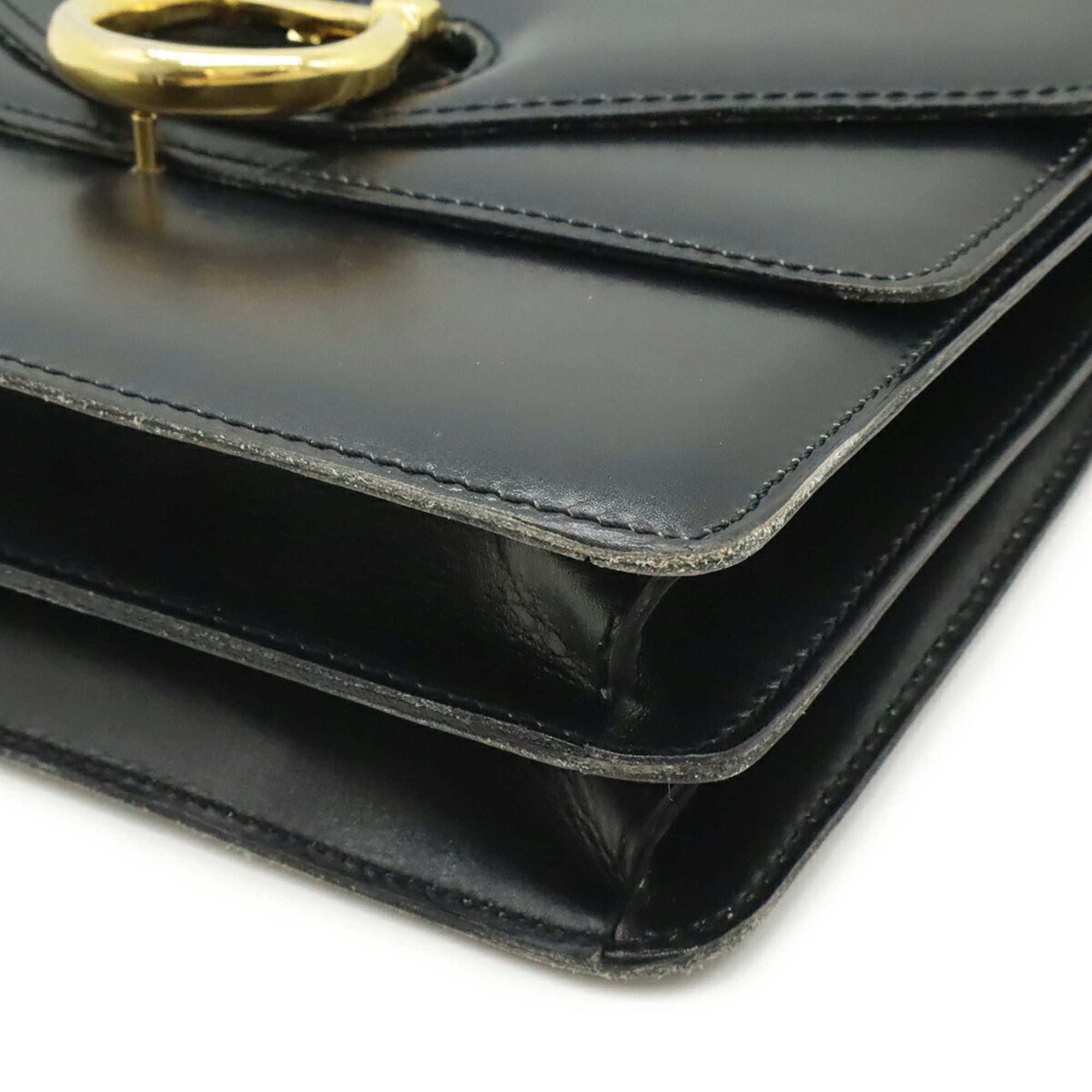 Celine Black Leather Handbag (Pre-Owned)
