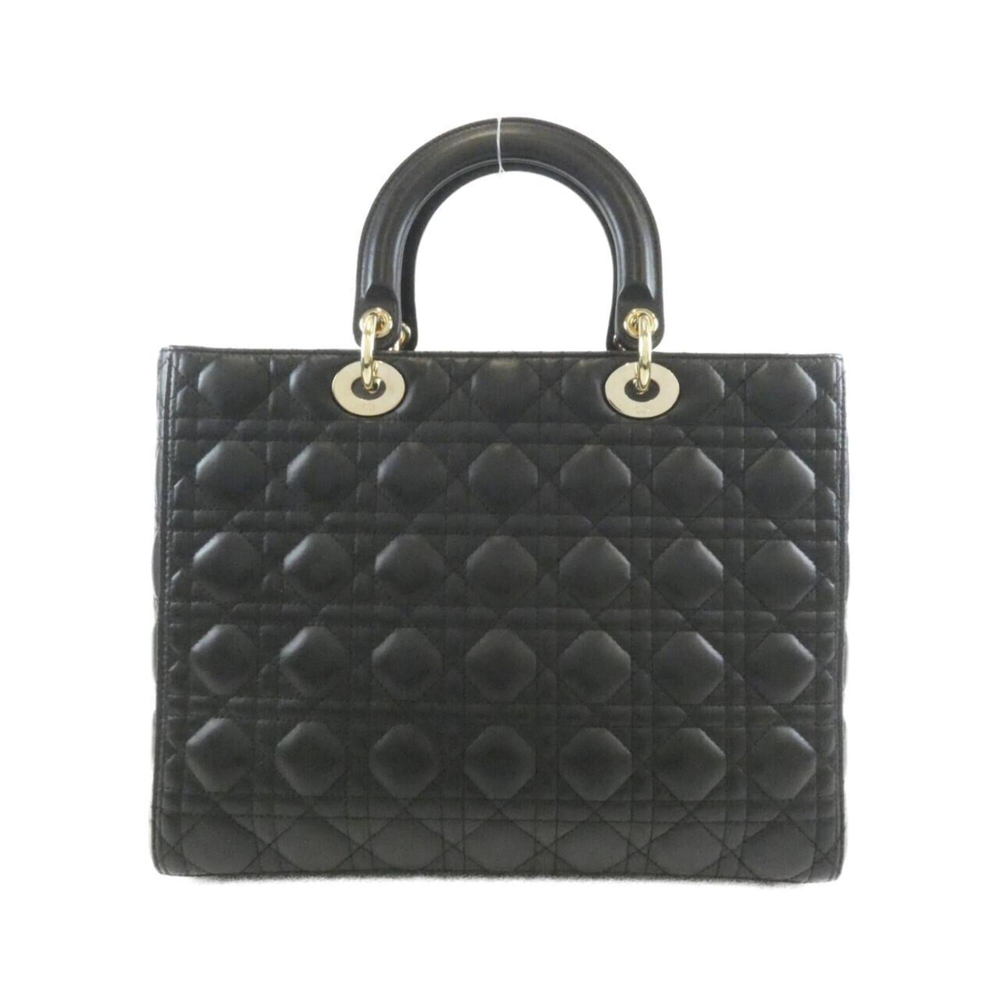 Christian Dior Black Leather Handbag (Pre-Owned)