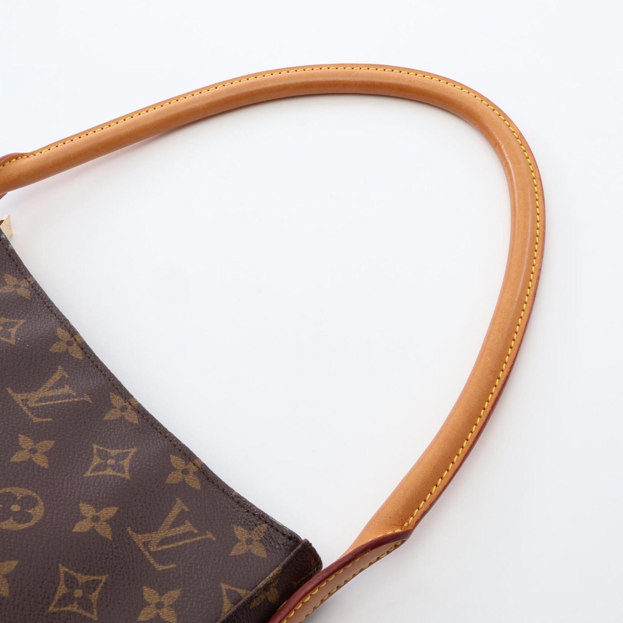 Louis Vuitton Brown Monogram Monogram Leather Handbag Shoulder Bag (Pre-Owned)
