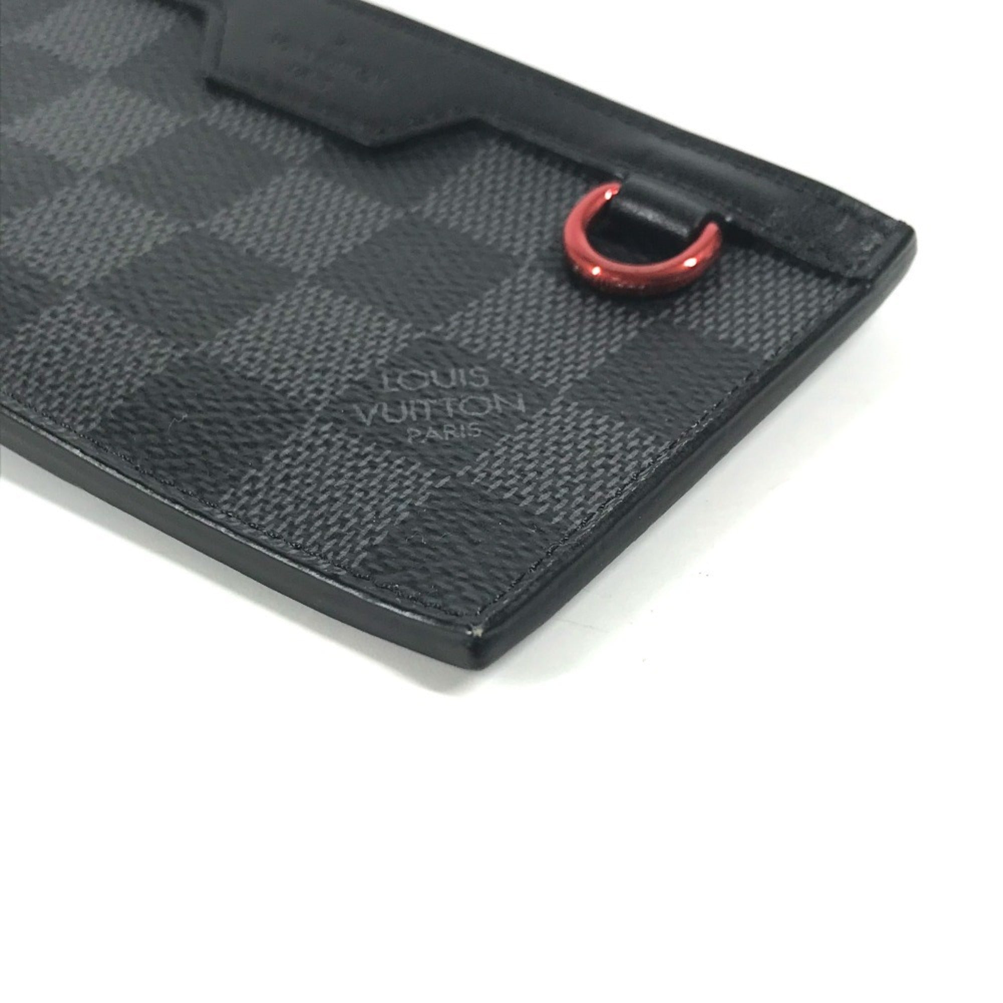 Louis Vuitton Damier Graphite Black Damier Graphite Coin Purse/Coin Case (Pre-Owned)