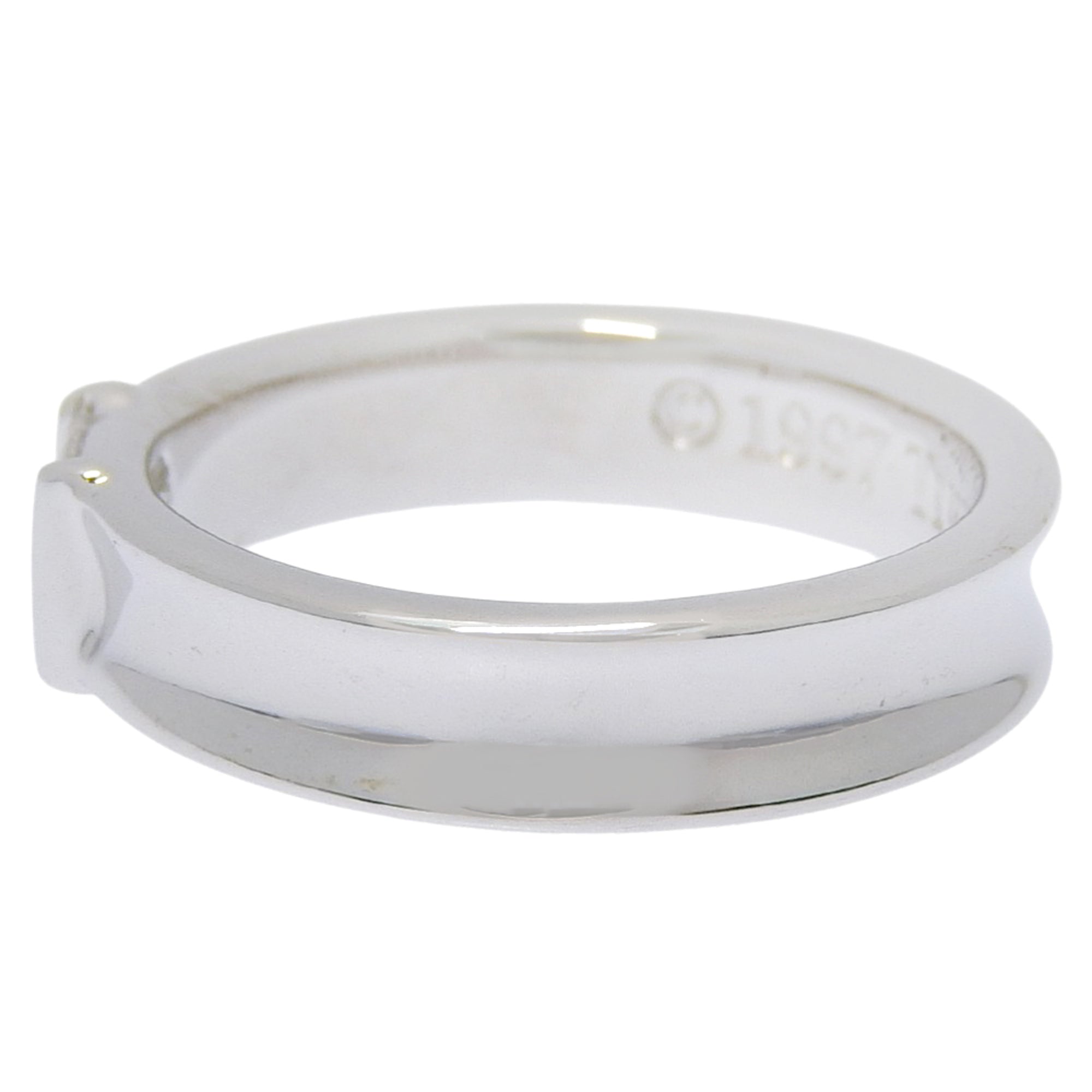 Tiffany White Gold (18K) Band Ring (Pre-Owned)