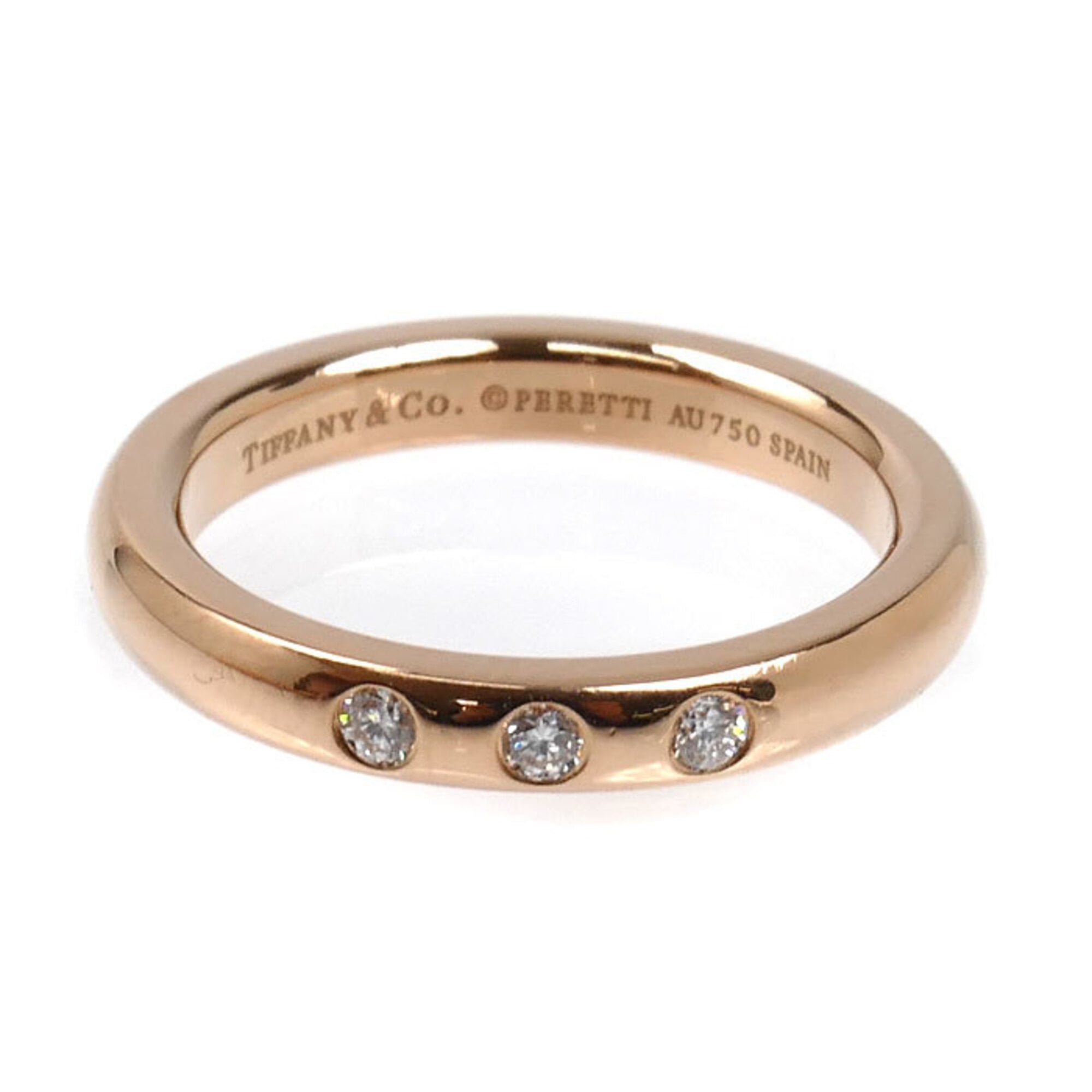 Tiffany Pink Gold (18K) Band Ring (Pre-Owned)