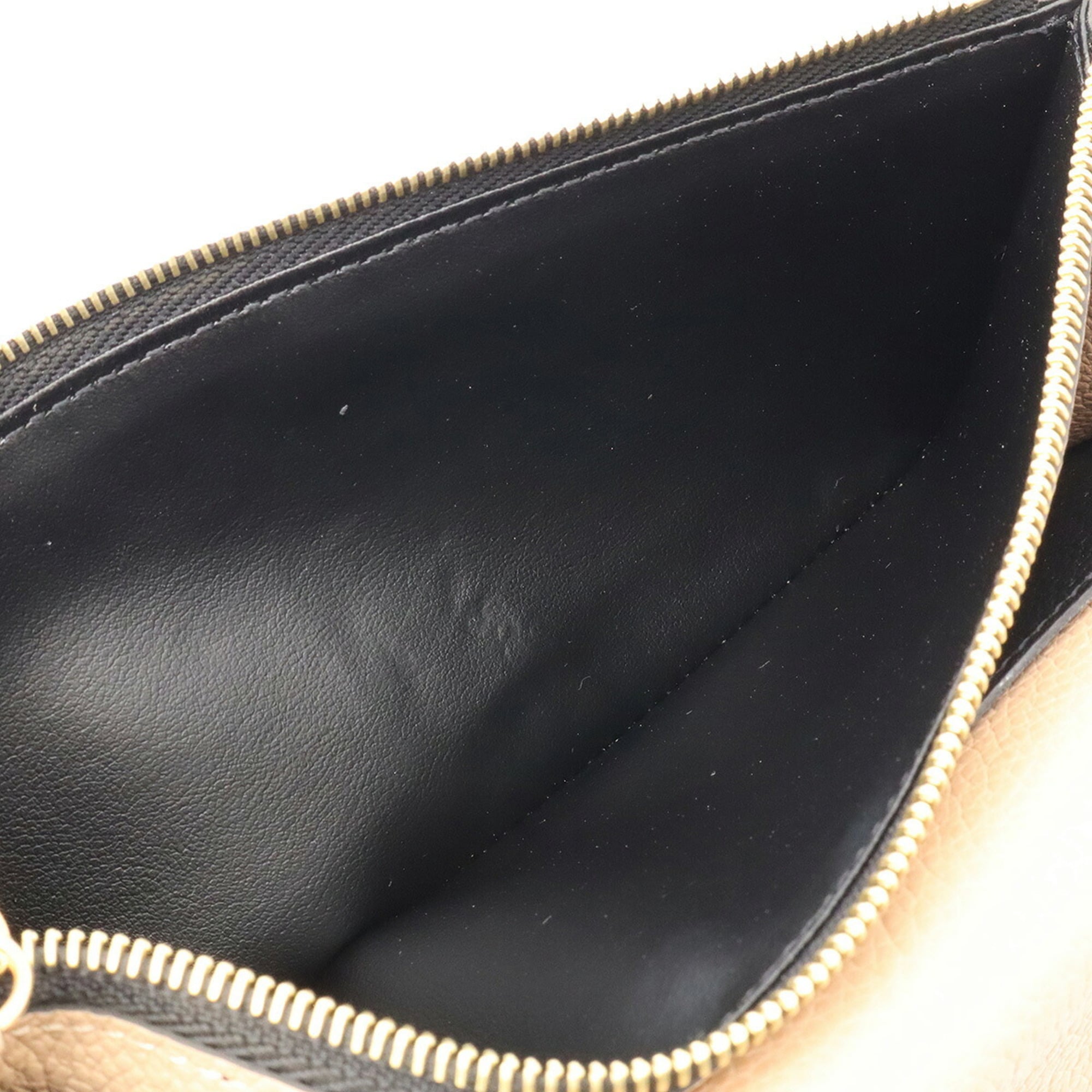 Louis Vuitton Noir Monogram Empreinte Leather Long Wallet (Bi-Fold) (Pre-Owned)