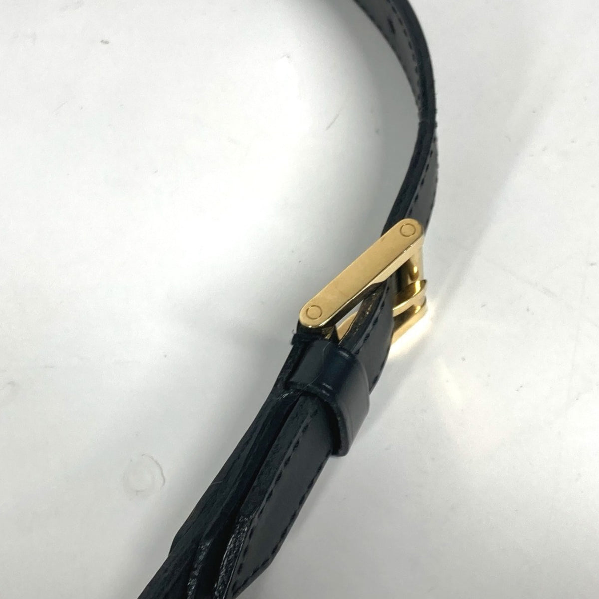 Louis Vuitton Black Noir Epi Leather Shoulder Bag (Pre-Owned)