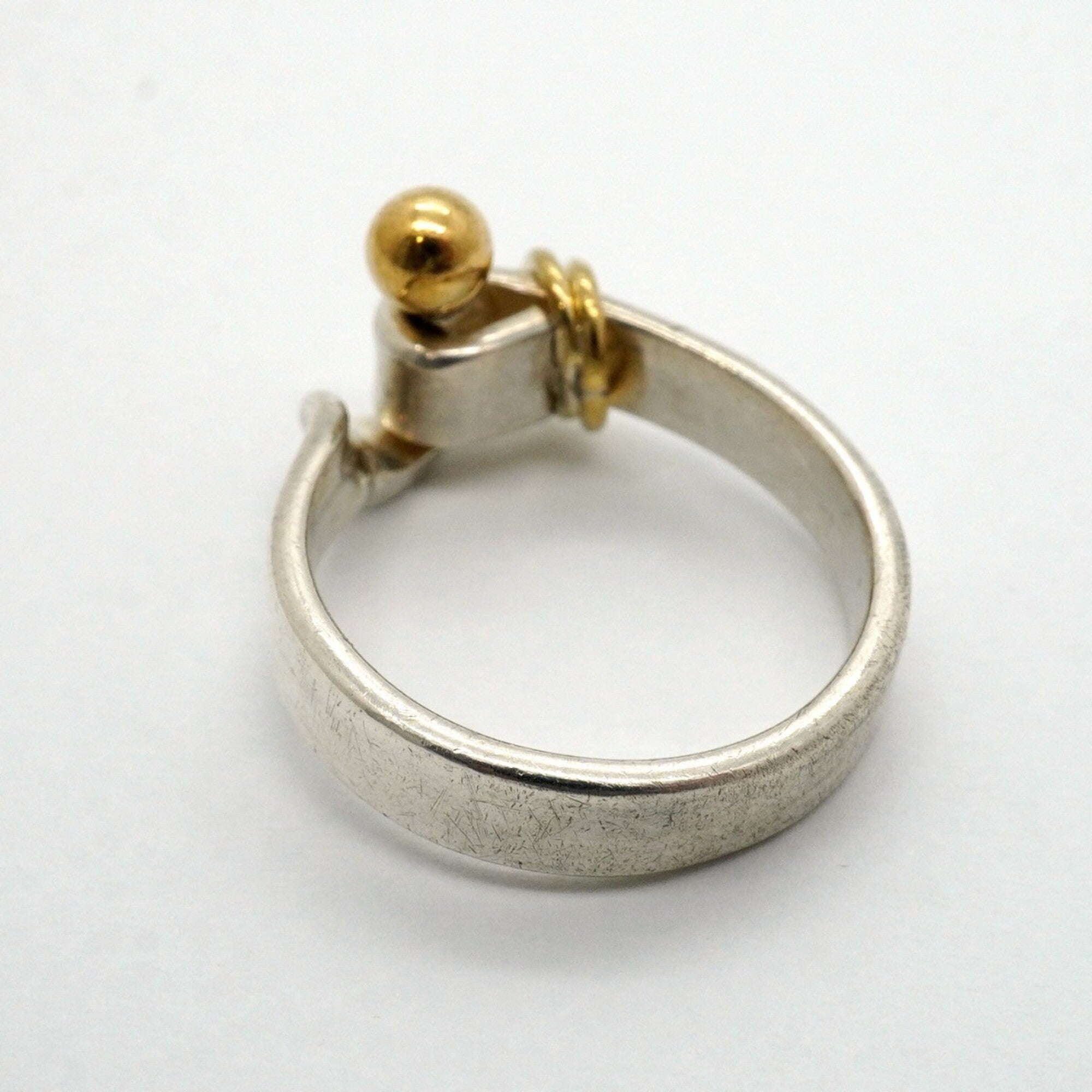 Tiffany Yellow Gold (18K) Silver 925 Band Ring (Pre-Owned)