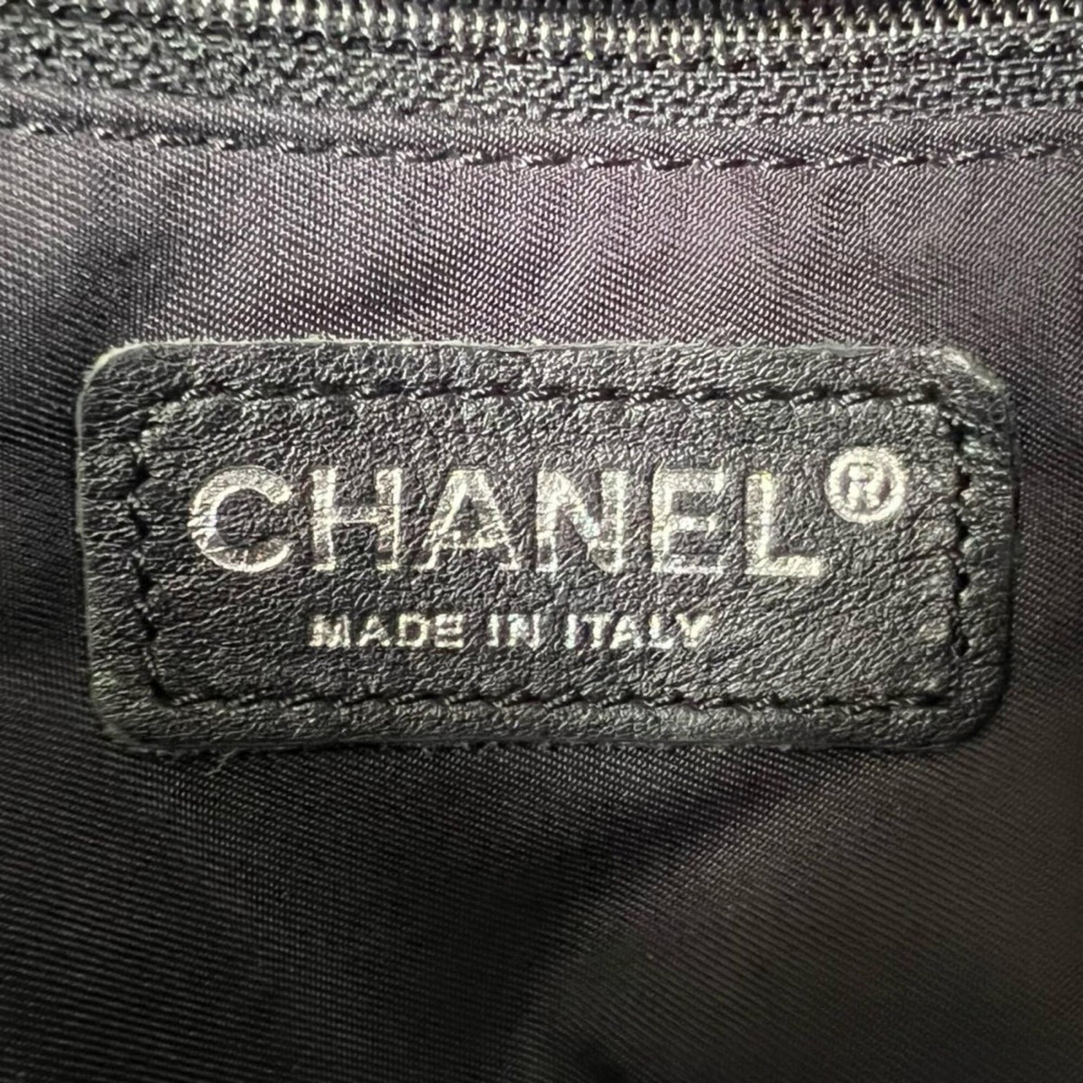 Chanel New Travel Line Black Nylon Shoulder Bag (Pre-Owned)