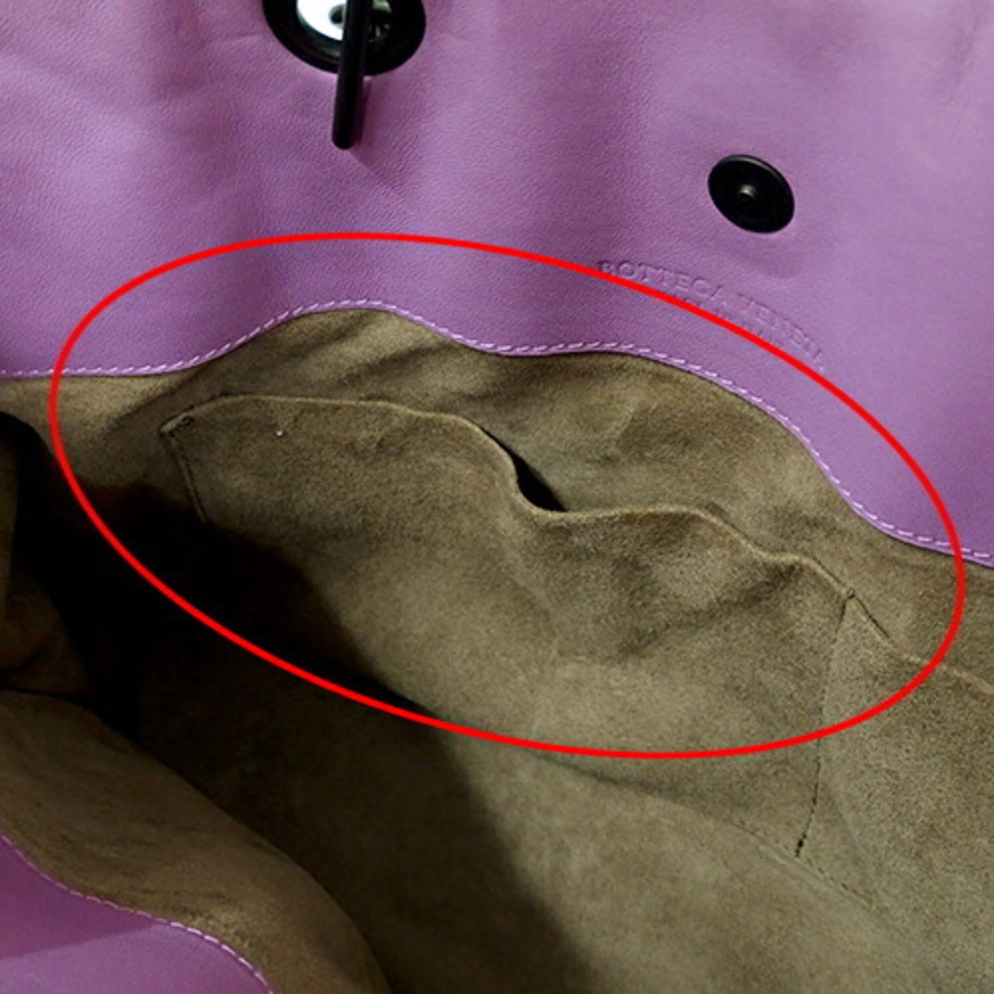 Bottega Veneta Pink Purple Leather Tote Bag (Pre-Owned)