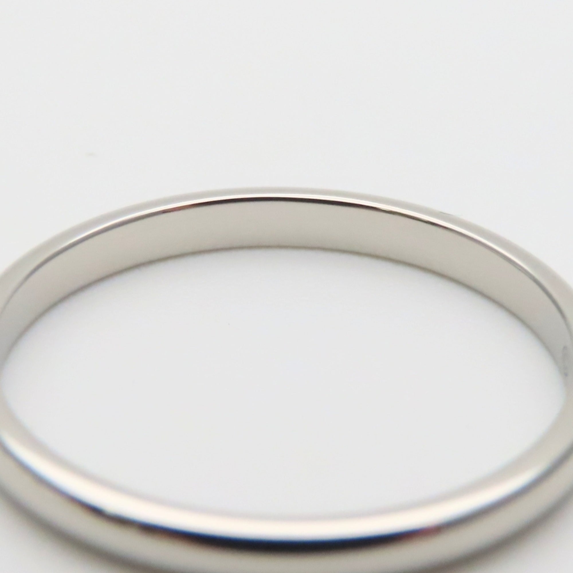 Cartier Platinum Platinum 950 Band Ring (Pre-Owned)