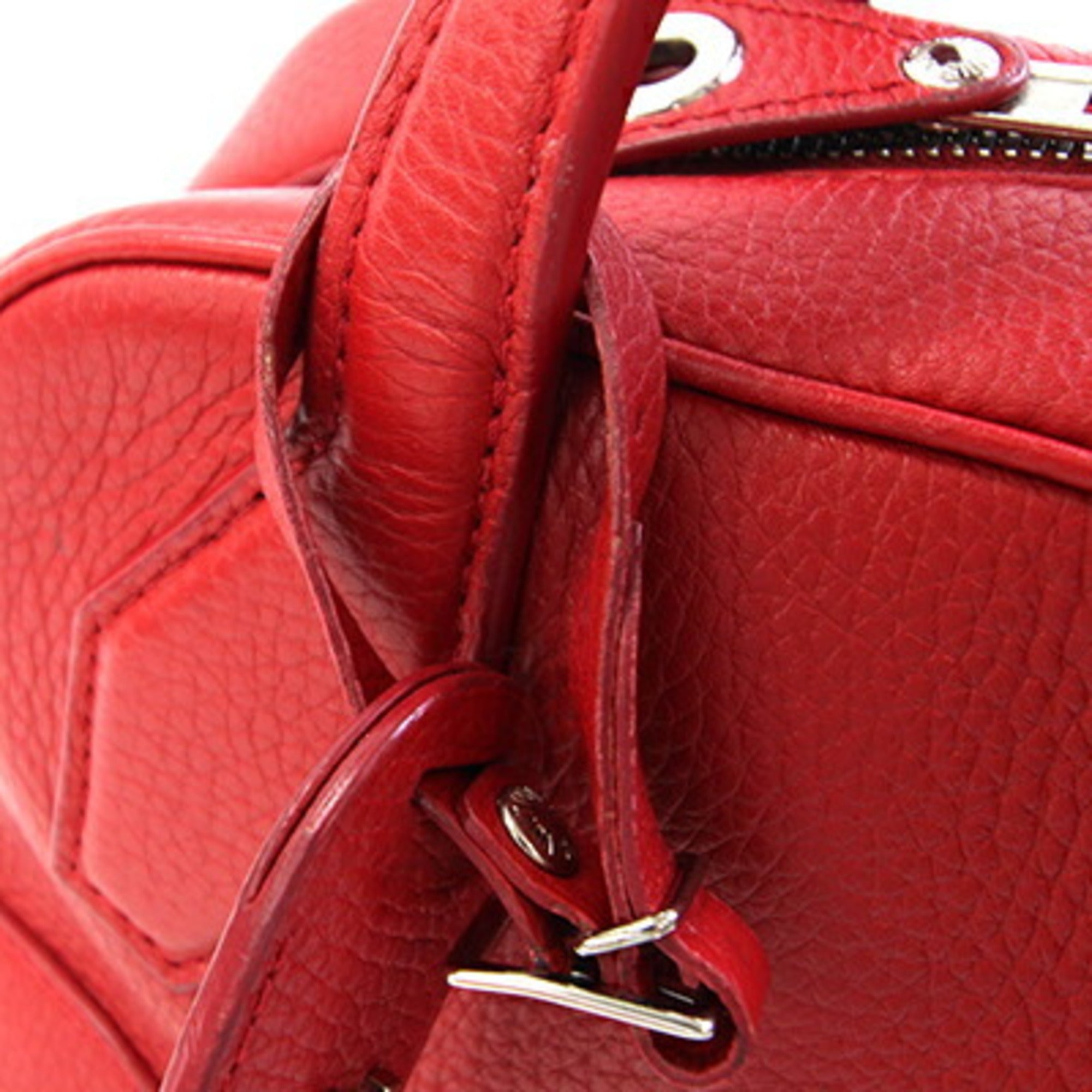 Louis Vuitton Cerise Red Color Leather Handbag (Pre-Owned)