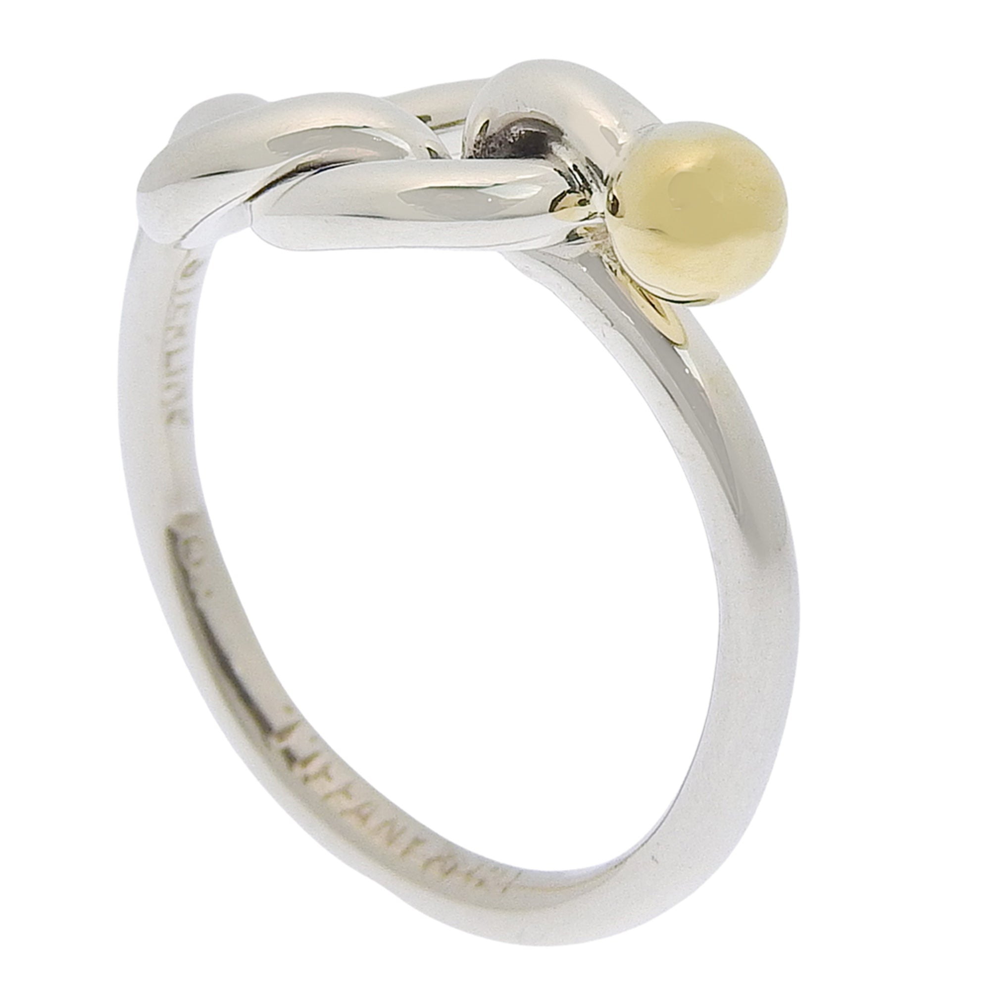 Tiffany Yellow Gold (18K) Silver 925 Band Ring (Pre-Owned)