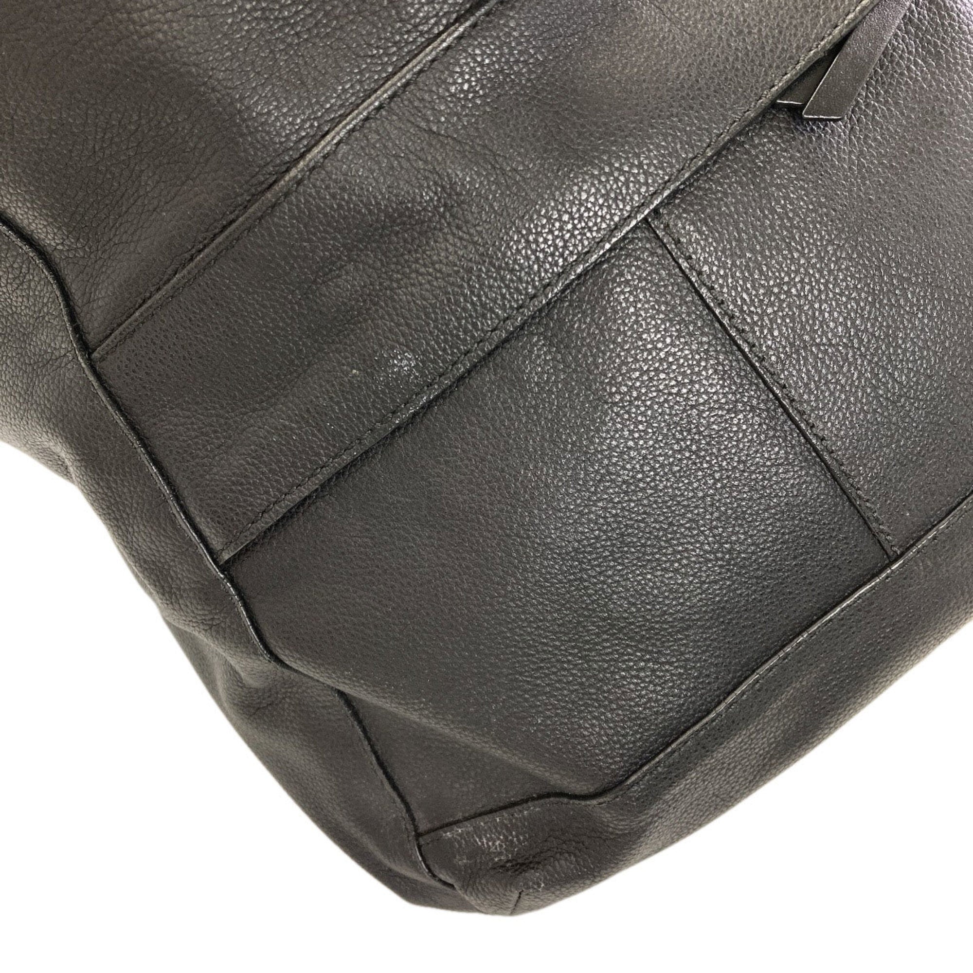 Coach Black Leather Backpack (Pre-Owned)