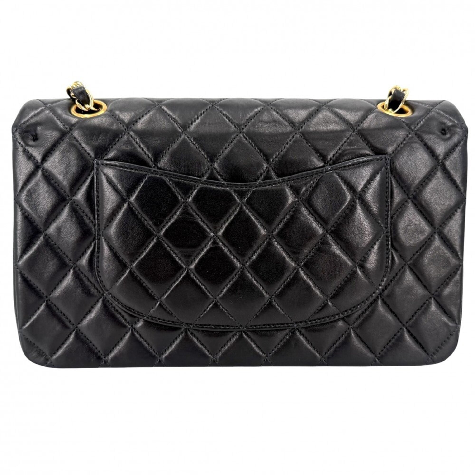 Chanel Black Leather Shoulder Bag (Pre-Owned)