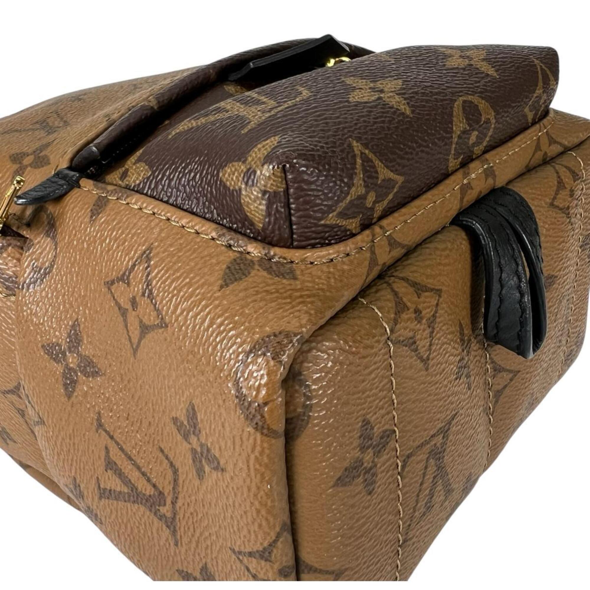 Louis Vuitton Brown Leather Backpack (Pre-Owned)