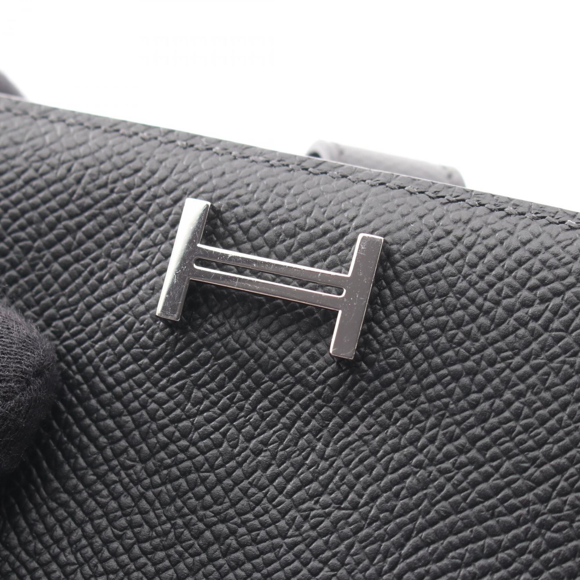 Hermes Black Epsom Leather Leather Wallet (Bi-Fold) (Pre-Owned)