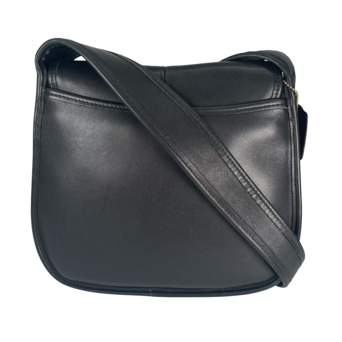 Coach Black Leather Shoulder Bag (Pre-Owned)