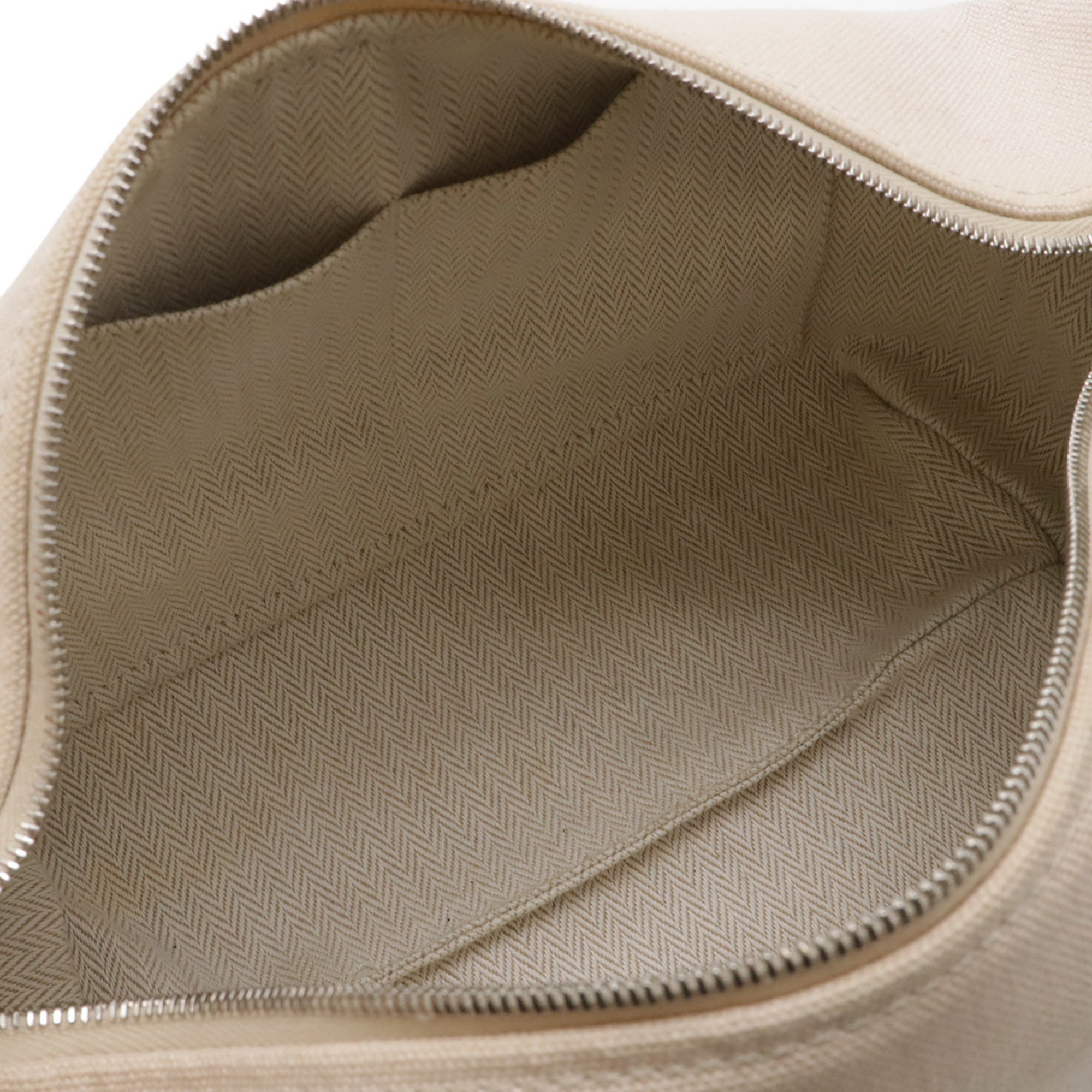 Hermes Natural Canvas Handbag (Pre-Owned)