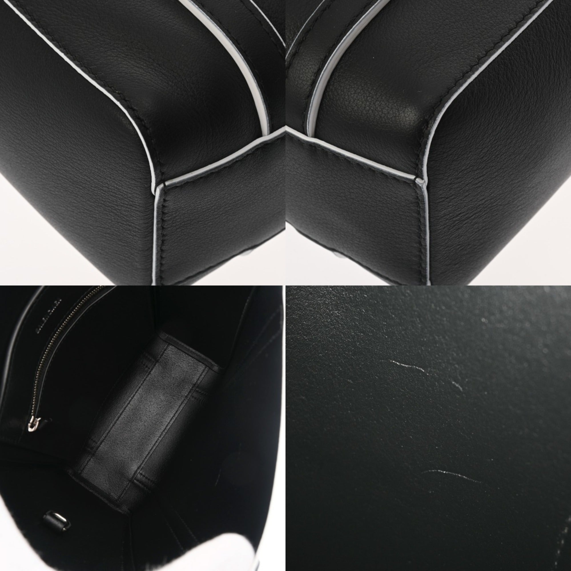 Balenciaga Black Leather Tote Bag (Pre-Owned)