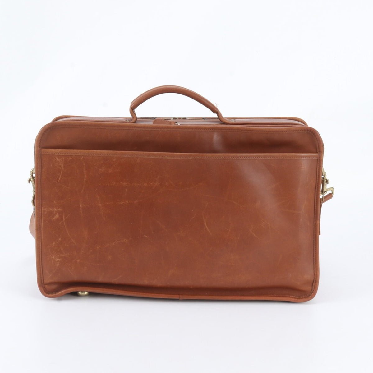 Coach Camel Leather Briefcase (Pre-Owned)