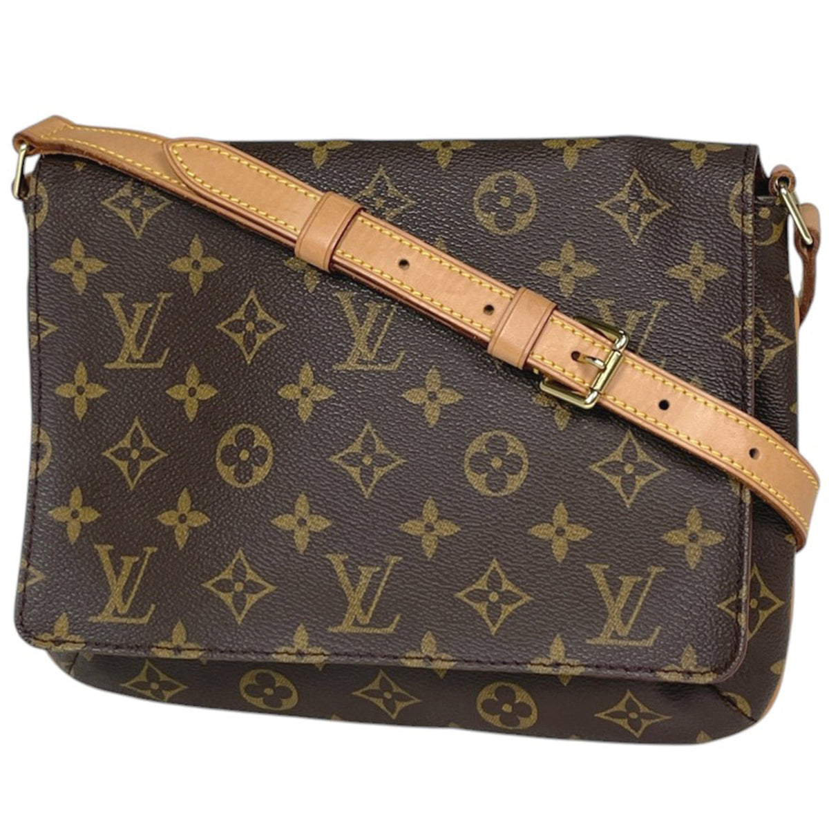 Louis Vuitton Brown Monogram Shoulder Bag (Pre-Owned)