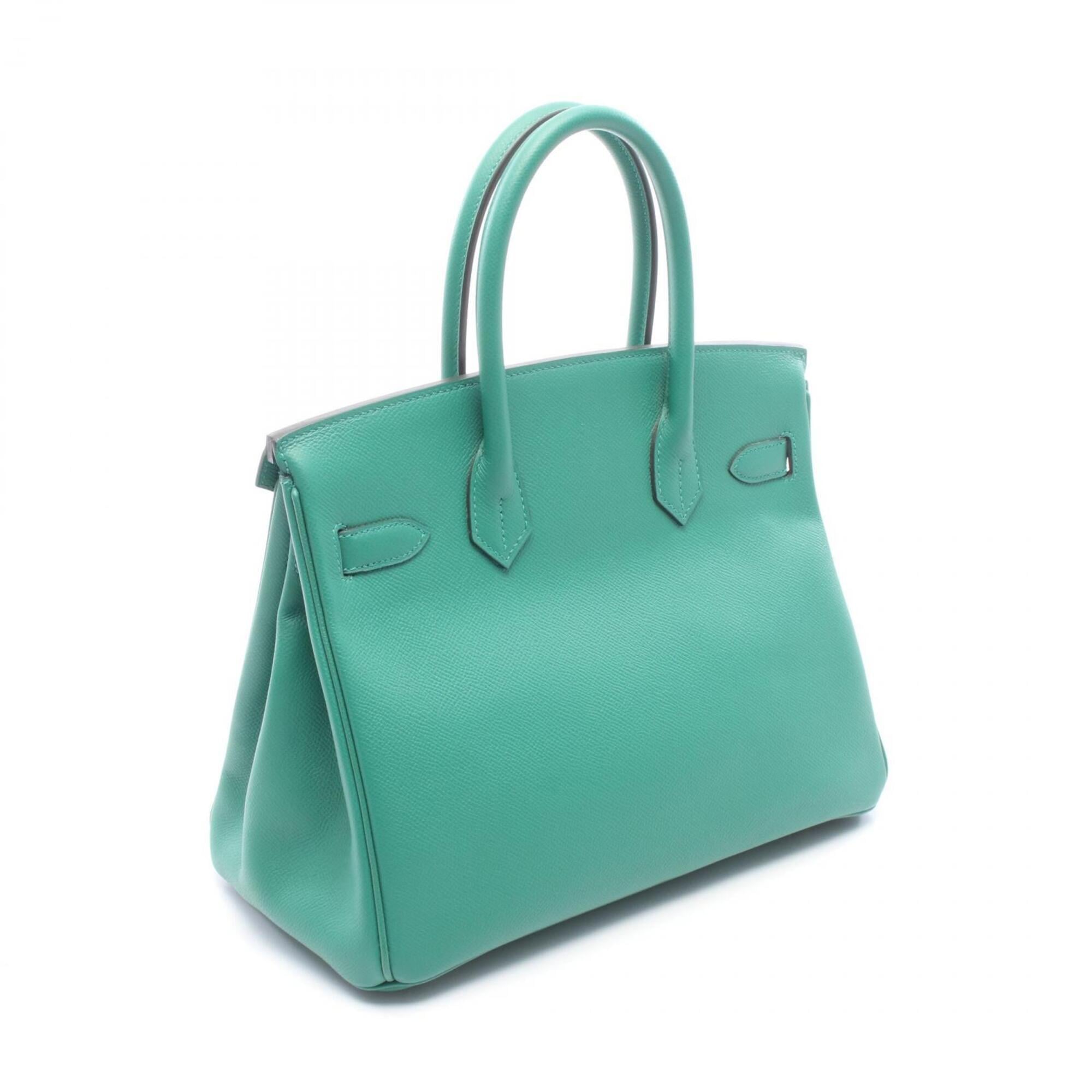 Hermes Green Epsom Leather Handbag (Pre-Owned)