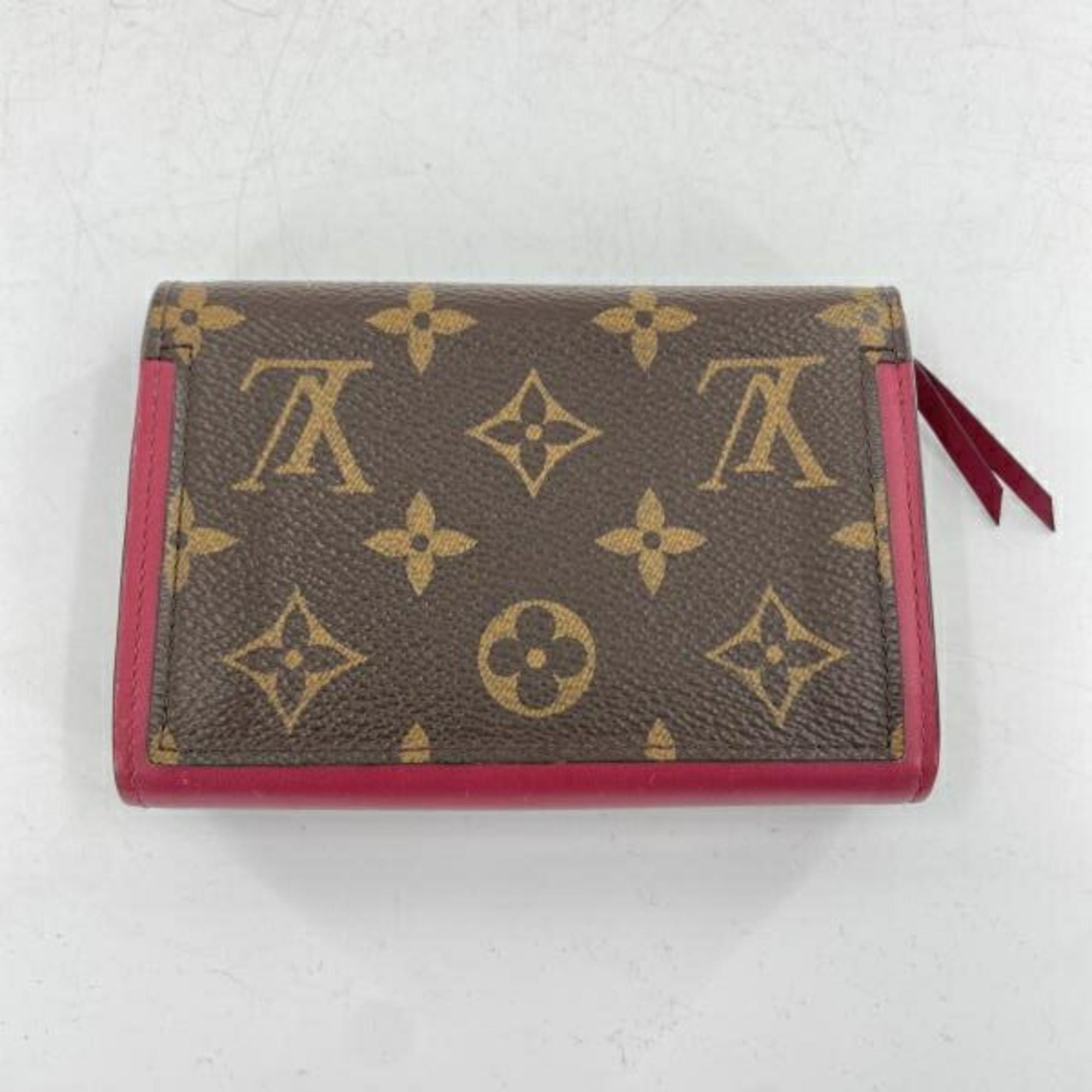 Louis Vuitton Blue Bordeaux Brown Monogram Monogram Wallet (Bi-Fold) (Pre-Owned)