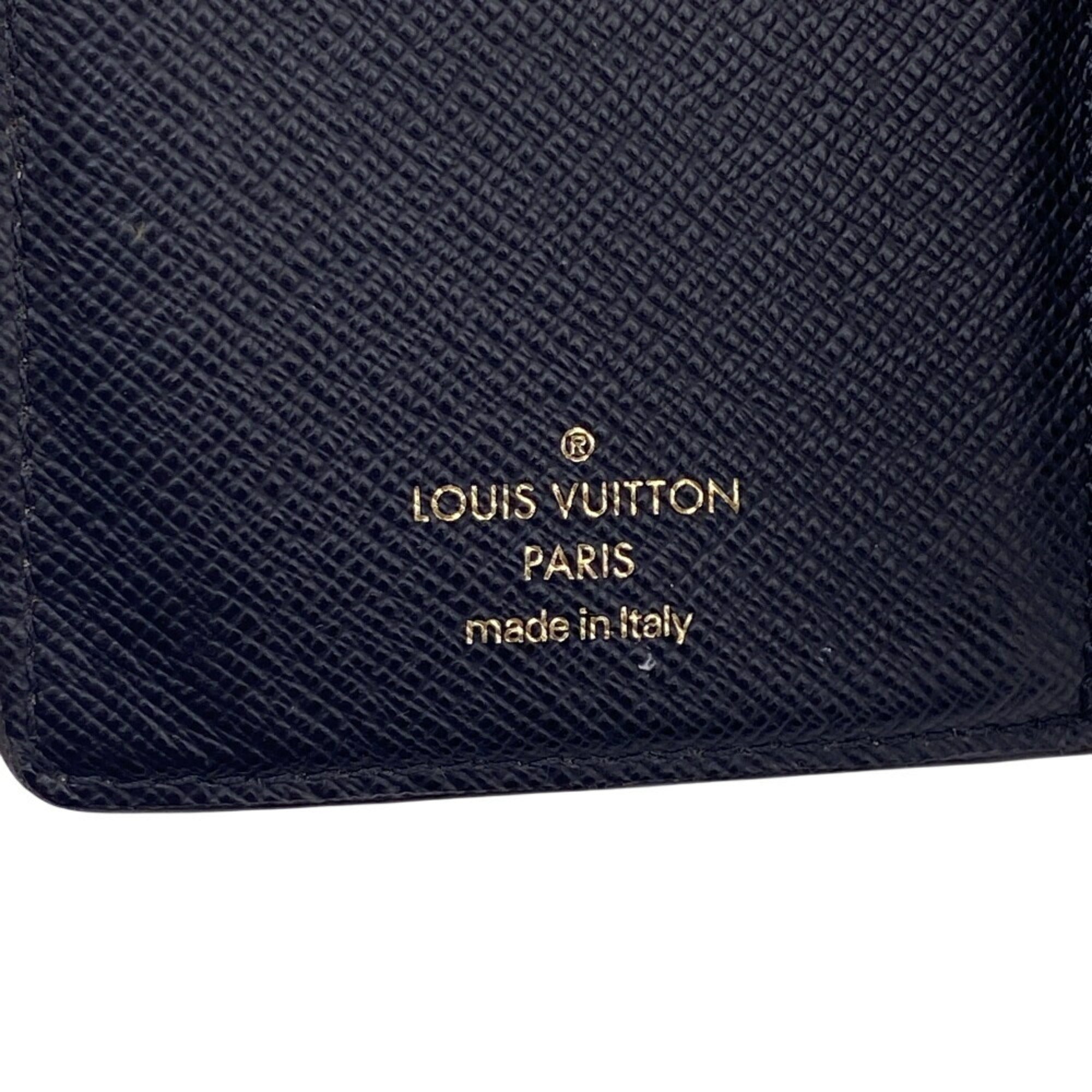 Louis Vuitton Brown Leather Wallet (Bi-Fold) (Pre-Owned)