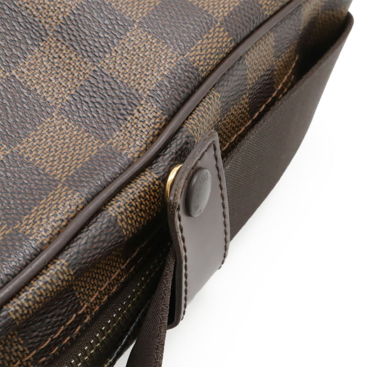 Louis Vuitton Brown Damier Canvas Pvc Damier Canvas Pochette Shoulder Bag (Pre-Owned)