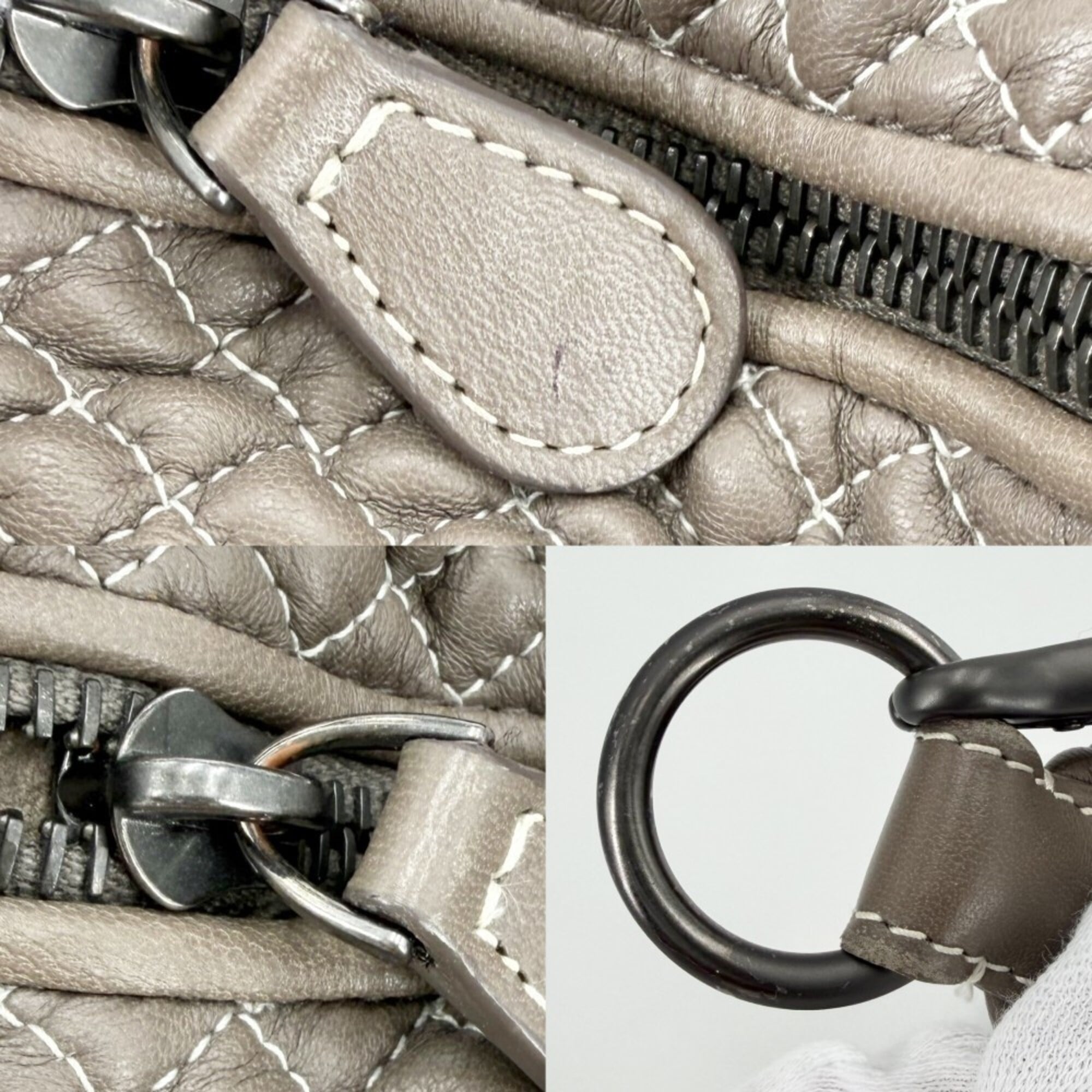 Bottega Veneta Brown Leather Handbag Shoulder Bag (Pre-Owned)