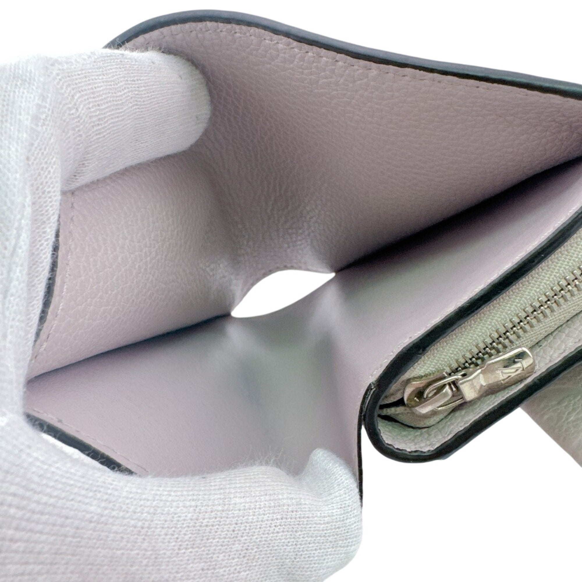 Louis Vuitton Beige Monogram Monogram Empreinte Wallet (Tri-Fold) (Pre-Owned)