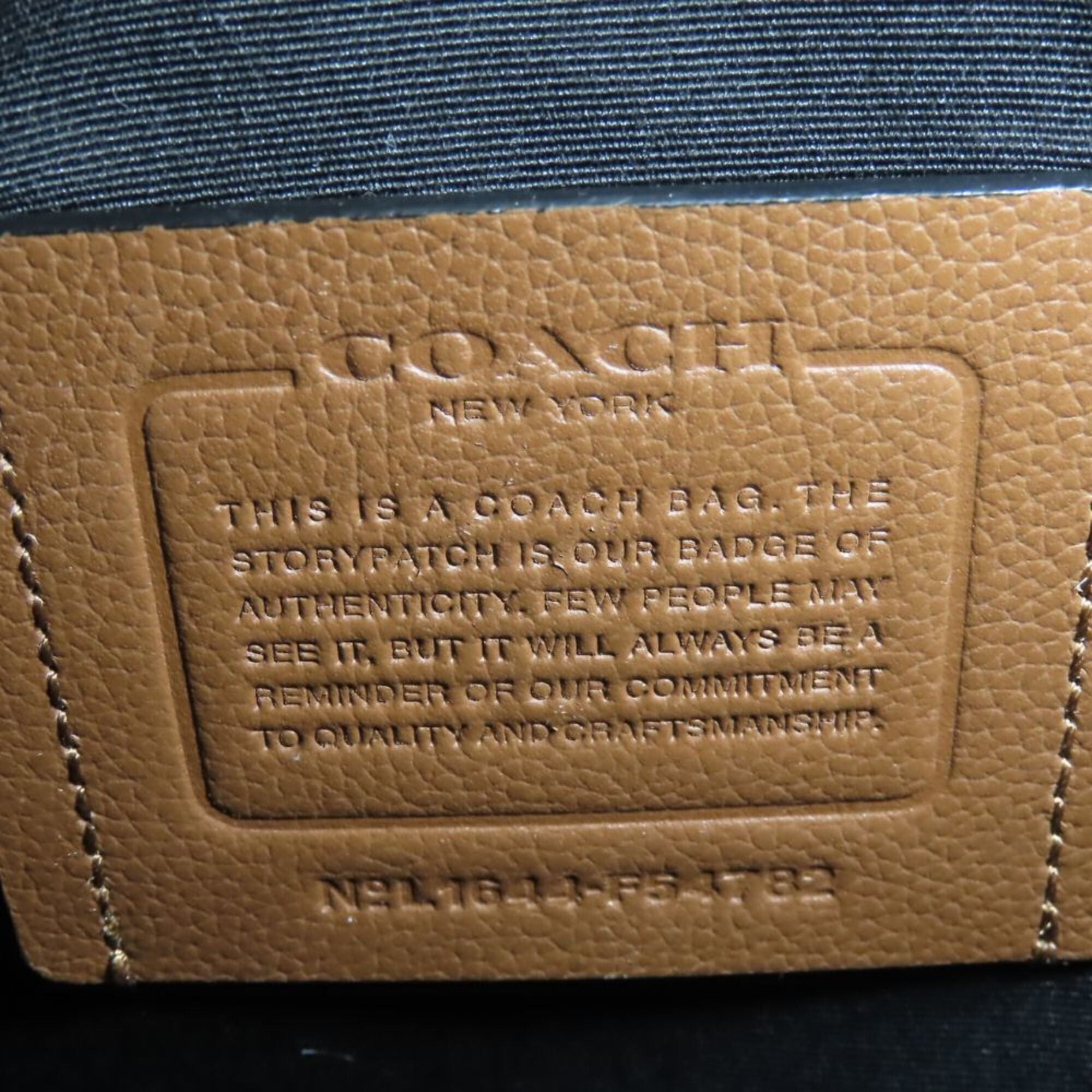 Coach Brown Leather Shoulder Bag (Pre-Owned)