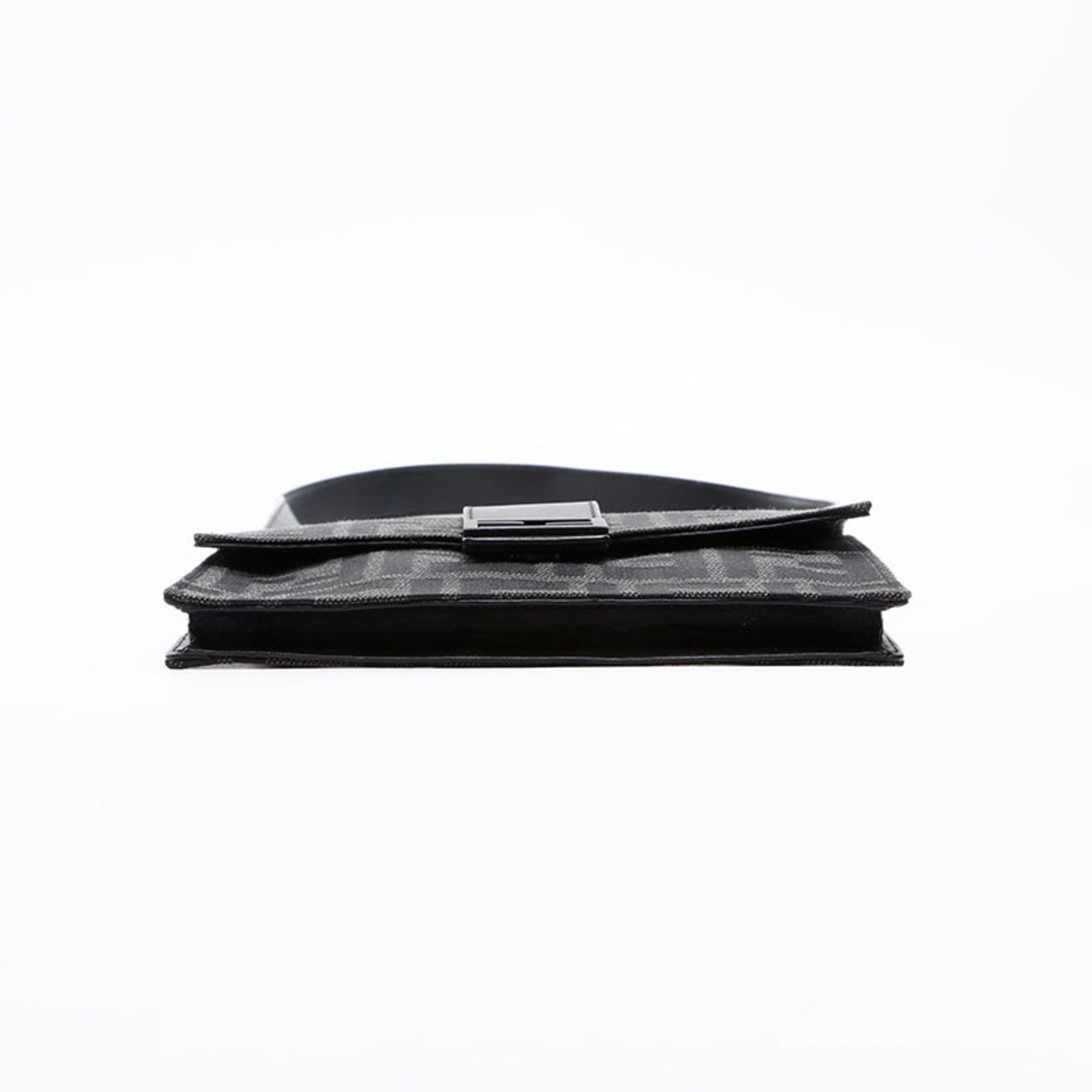 Fendi Zucca Black Shoulder Bag (Pre-Owned)