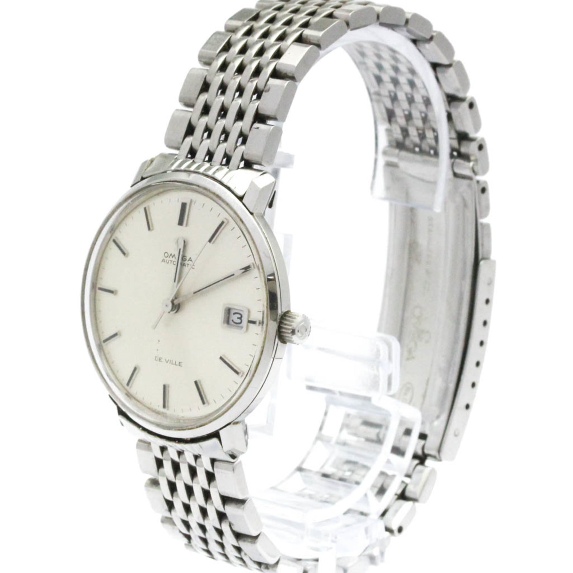 Omega Vintage De Ville Automatic Watch Stainless Steel Watch (Pre-Owned)