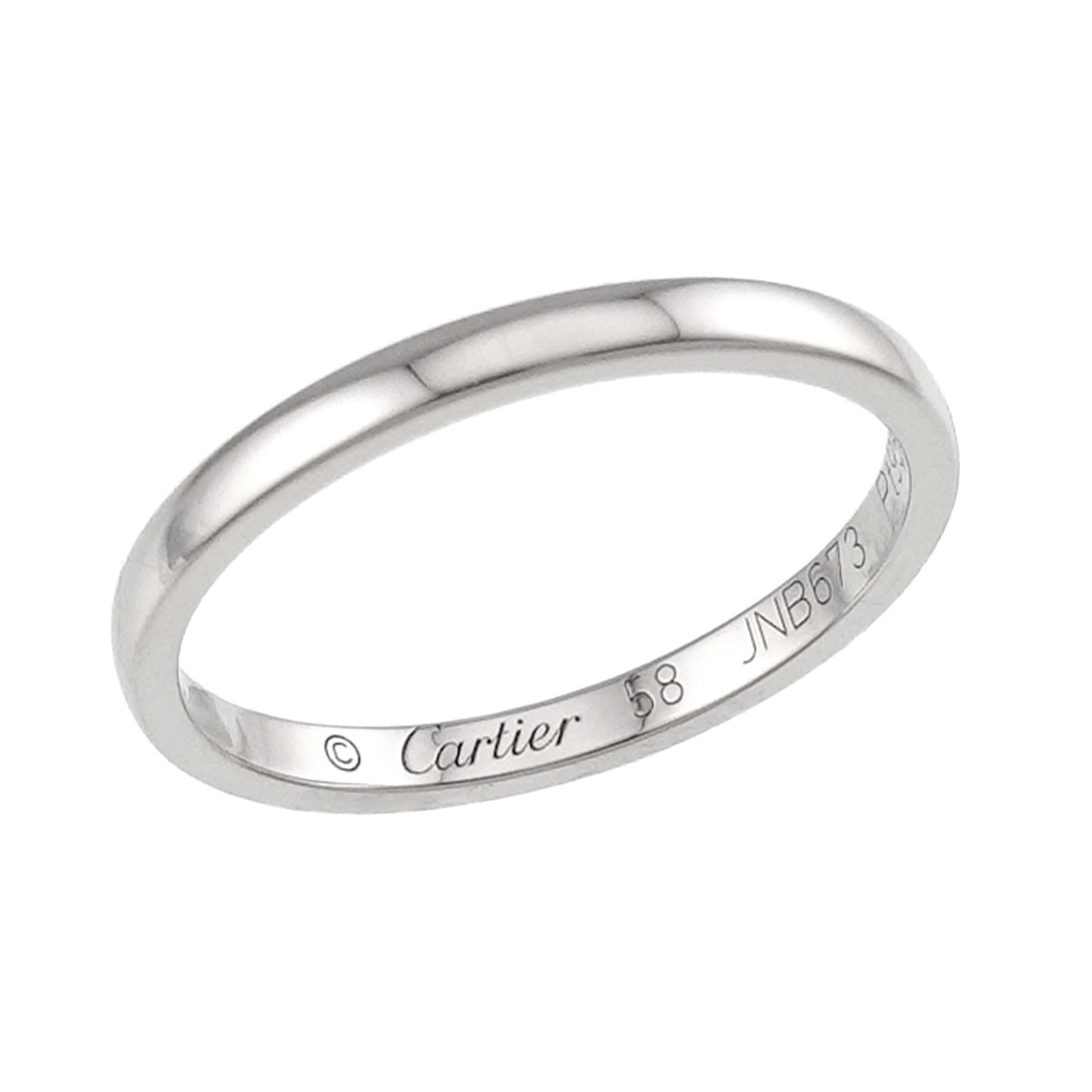Cartier Platinum 950 Band Ring (Pre-Owned)