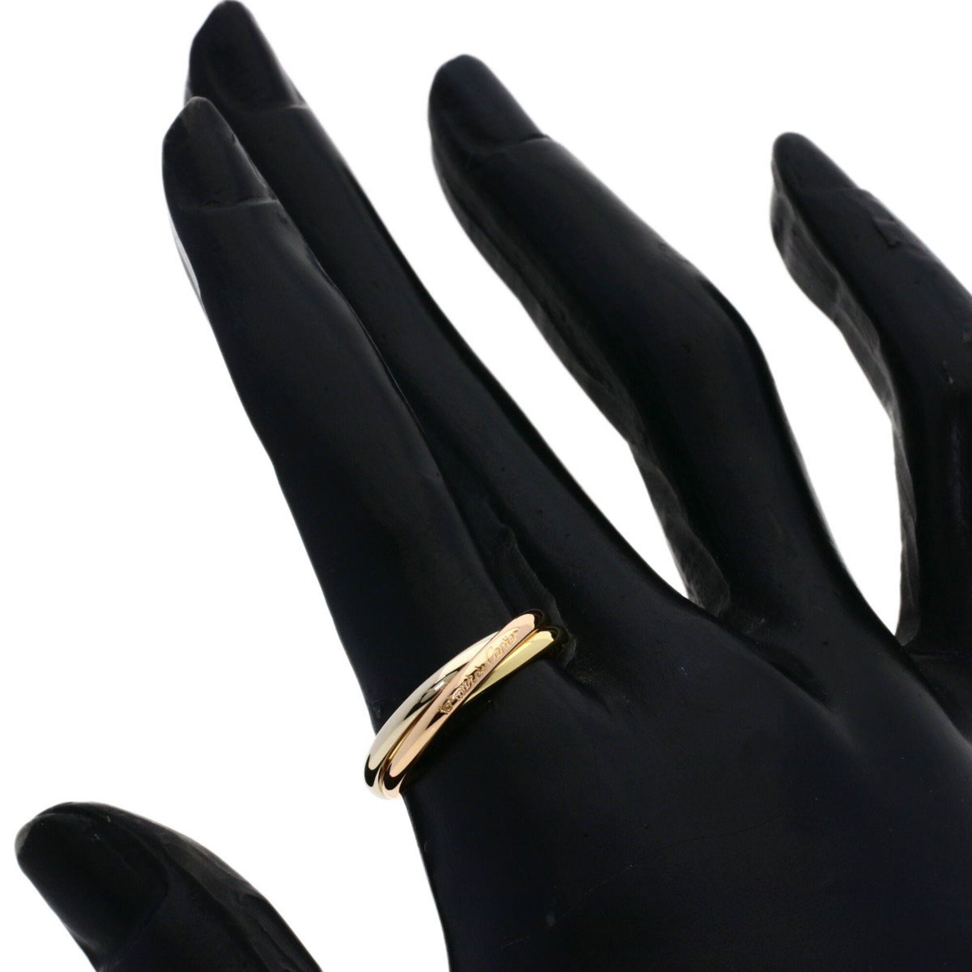 Cartier Yellow Gold (18K) White Gold (18K) Band Ring (Pre-Owned)