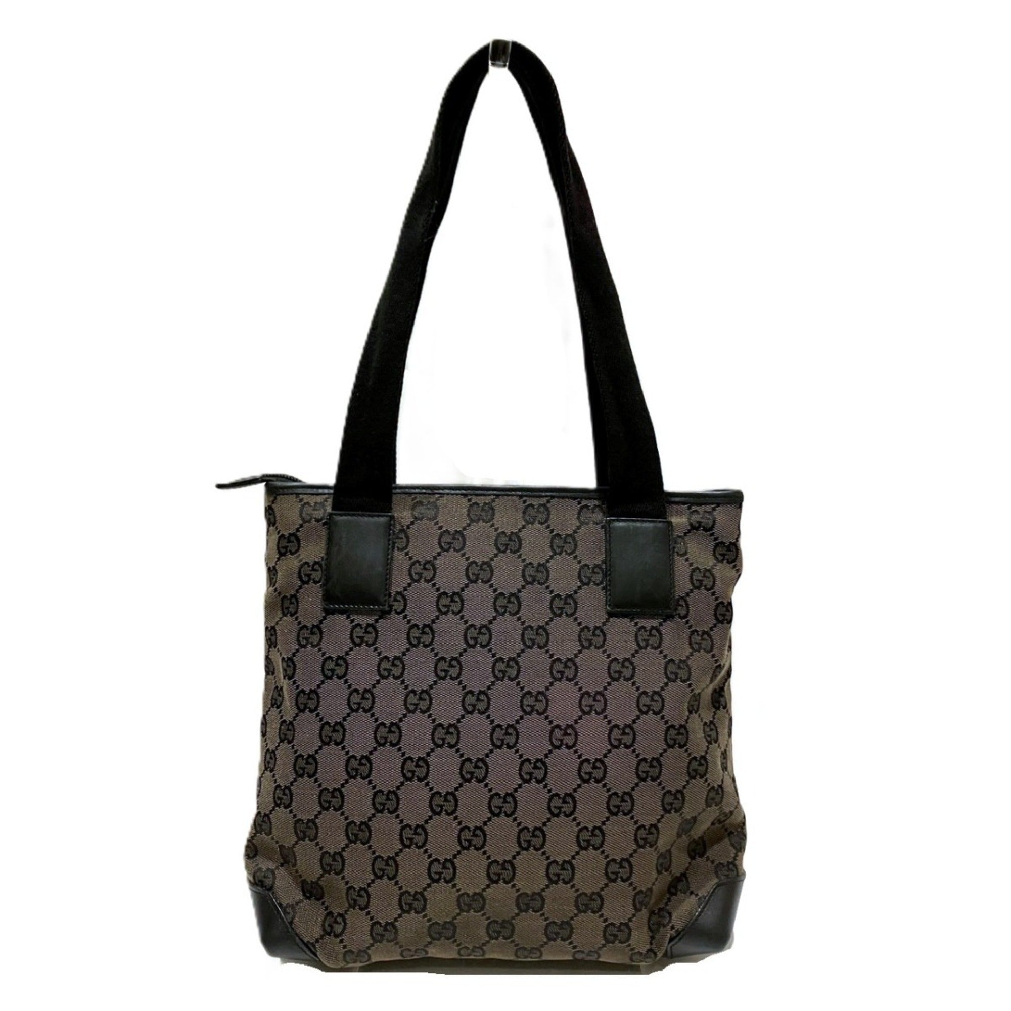 Gucci Brown Canvas Tote Bag (Pre-Owned)