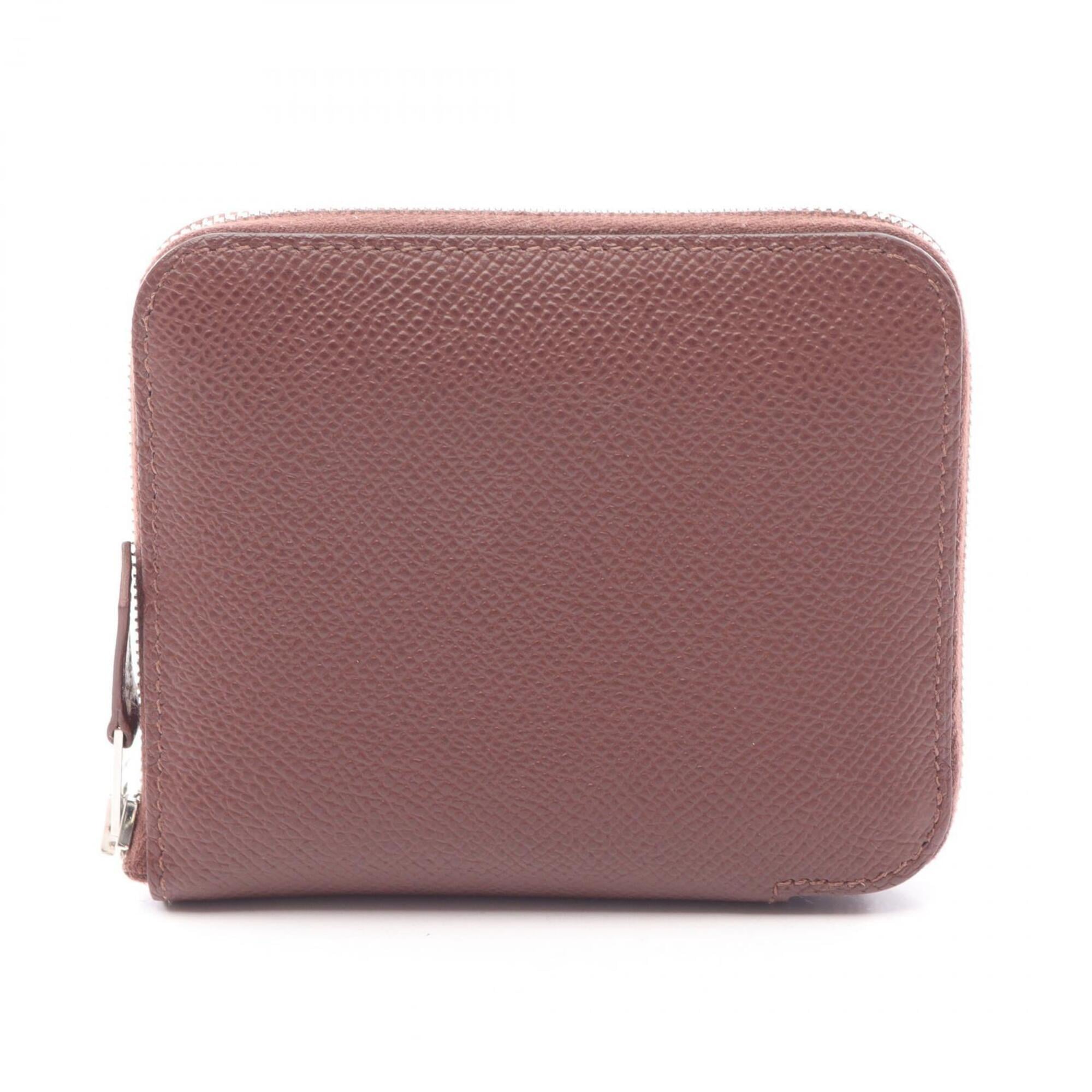 Hermes Brown Epsom Leather Coin Purse/Coin Case (Pre-Owned)