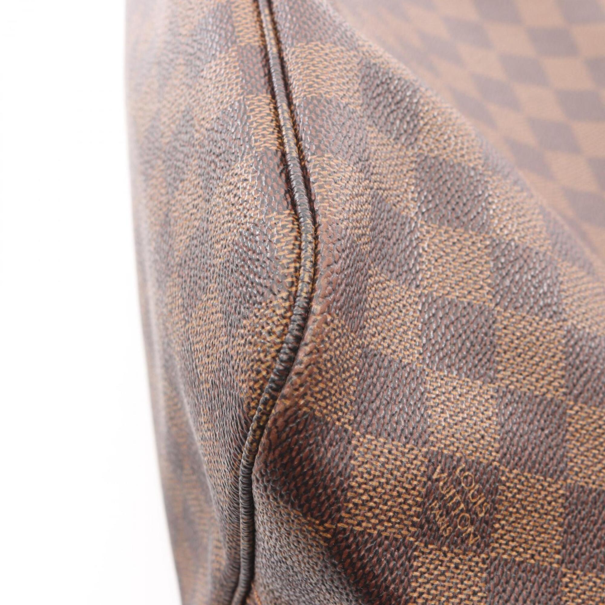 Louis Vuitton Brown Damier Canvas Coated Canvas Leather Handbag Tote Bag (Pre-Owned)