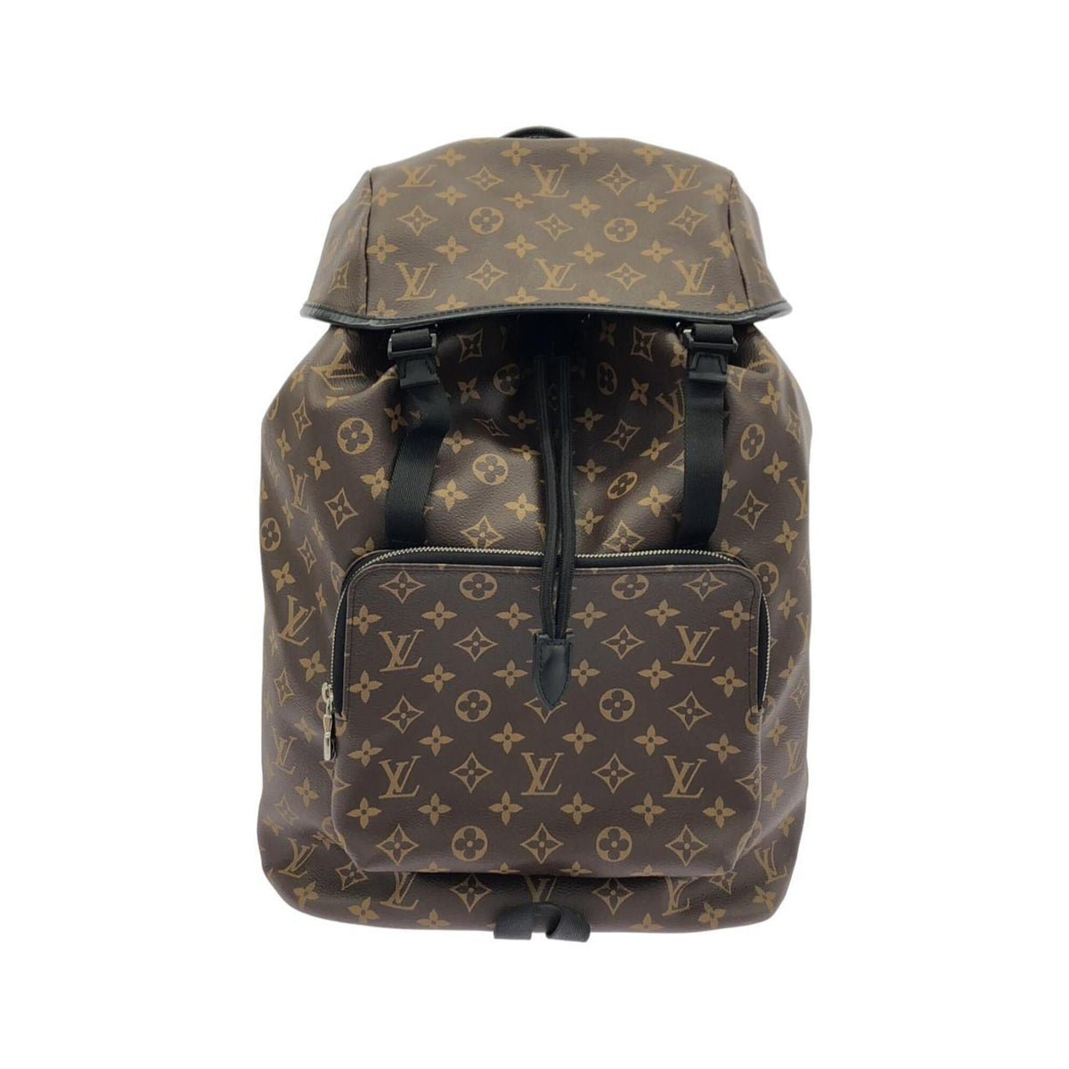 Louis Vuitton Marron Coated Canvas Backpack (Pre-Owned)