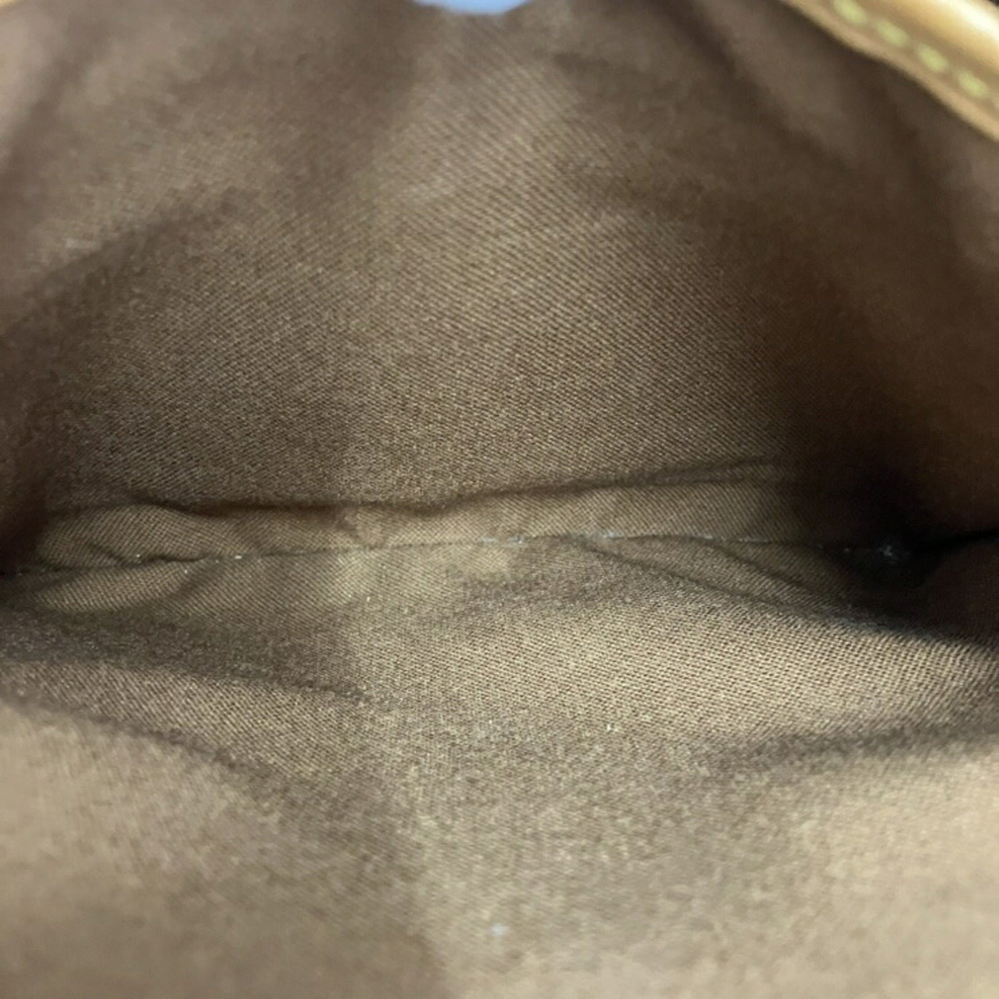 Louis Vuitton Monogram Brown Leather Tote Bag (Pre-Owned)