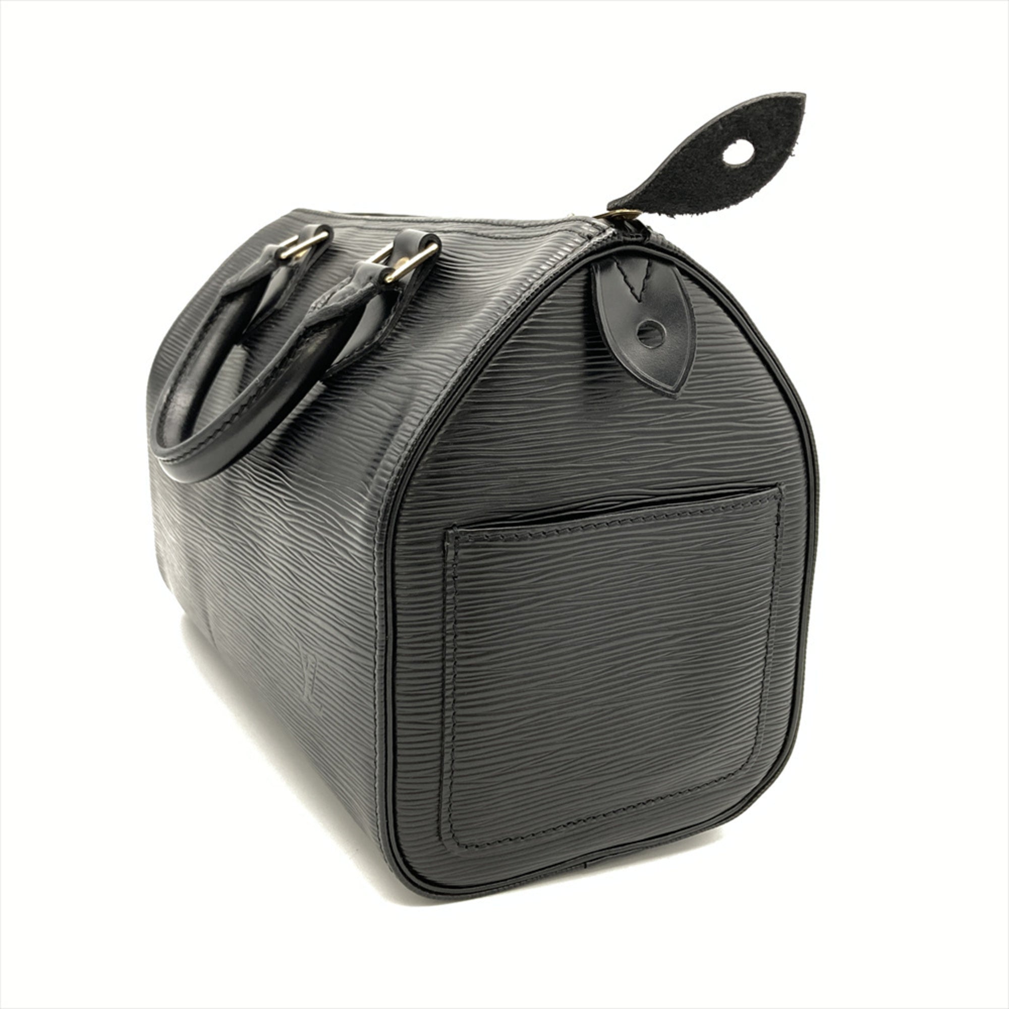 Louis Vuitton Black Noir Epi Leather Handbag (Pre-Owned)