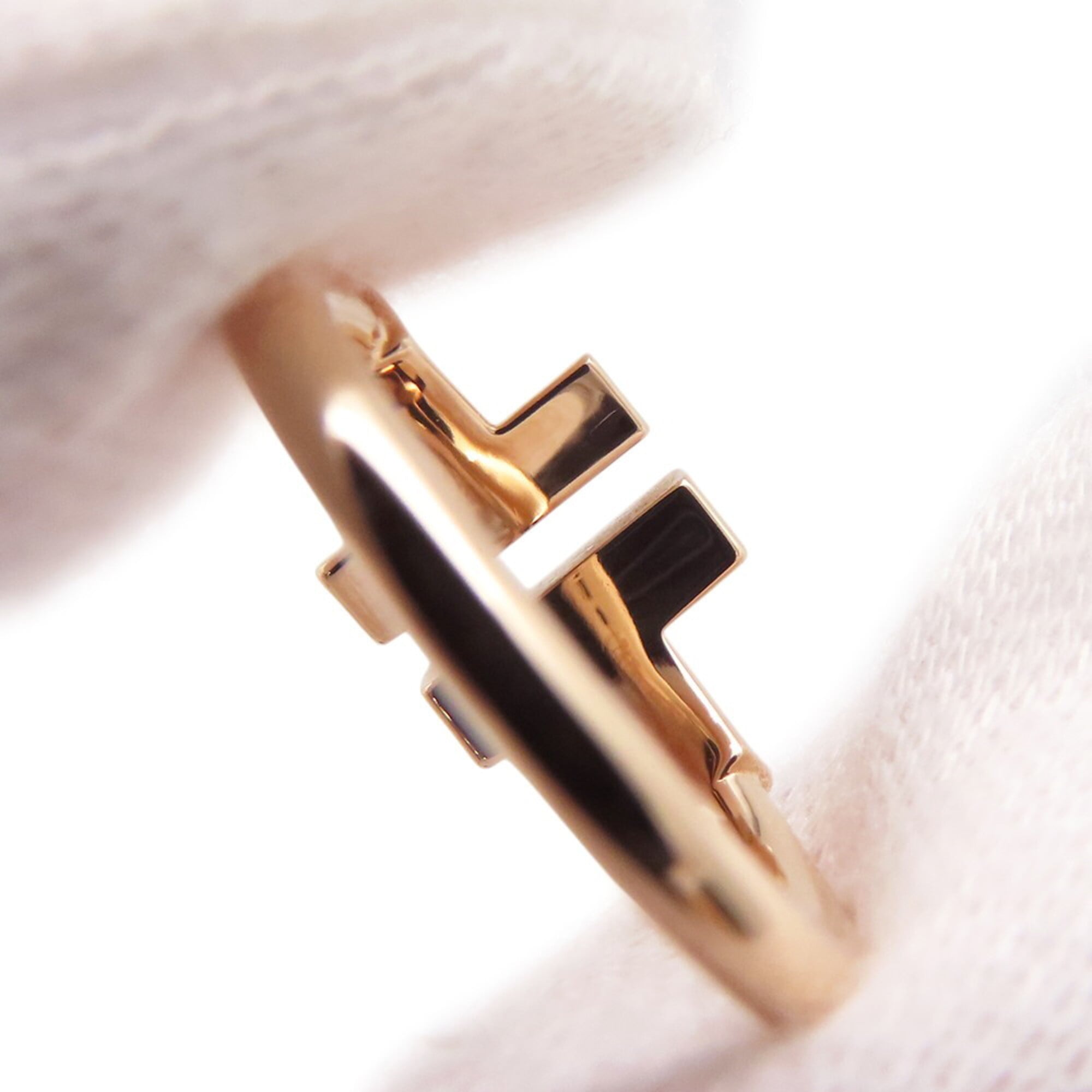 Tiffany Pink Gold (18K) Band Ring (Pre-Owned)