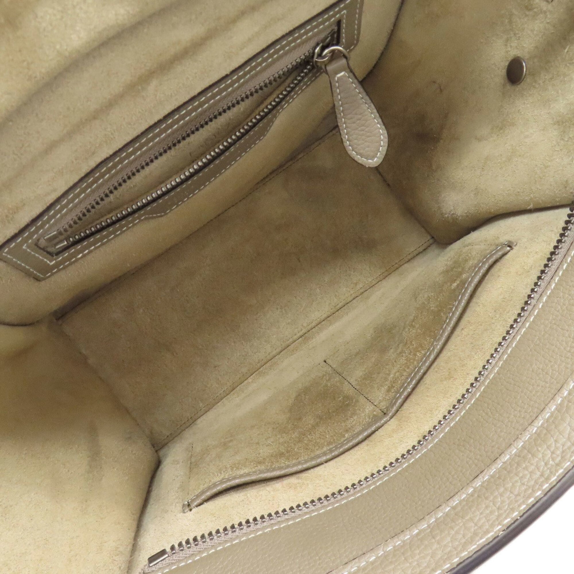Celine Grayish Leather Handbag (Pre-Owned)