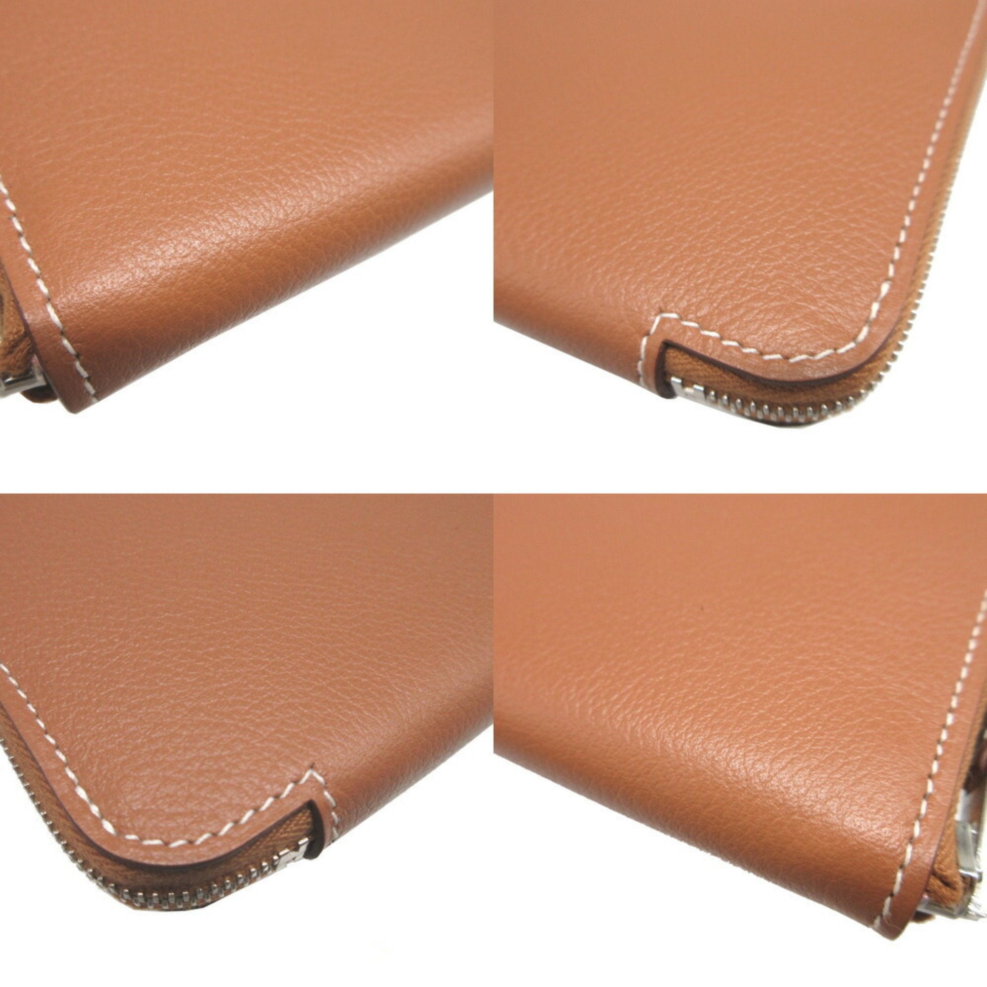 Hermes Gold Silk Coin Purse/Coin Case (Pre-Owned)
