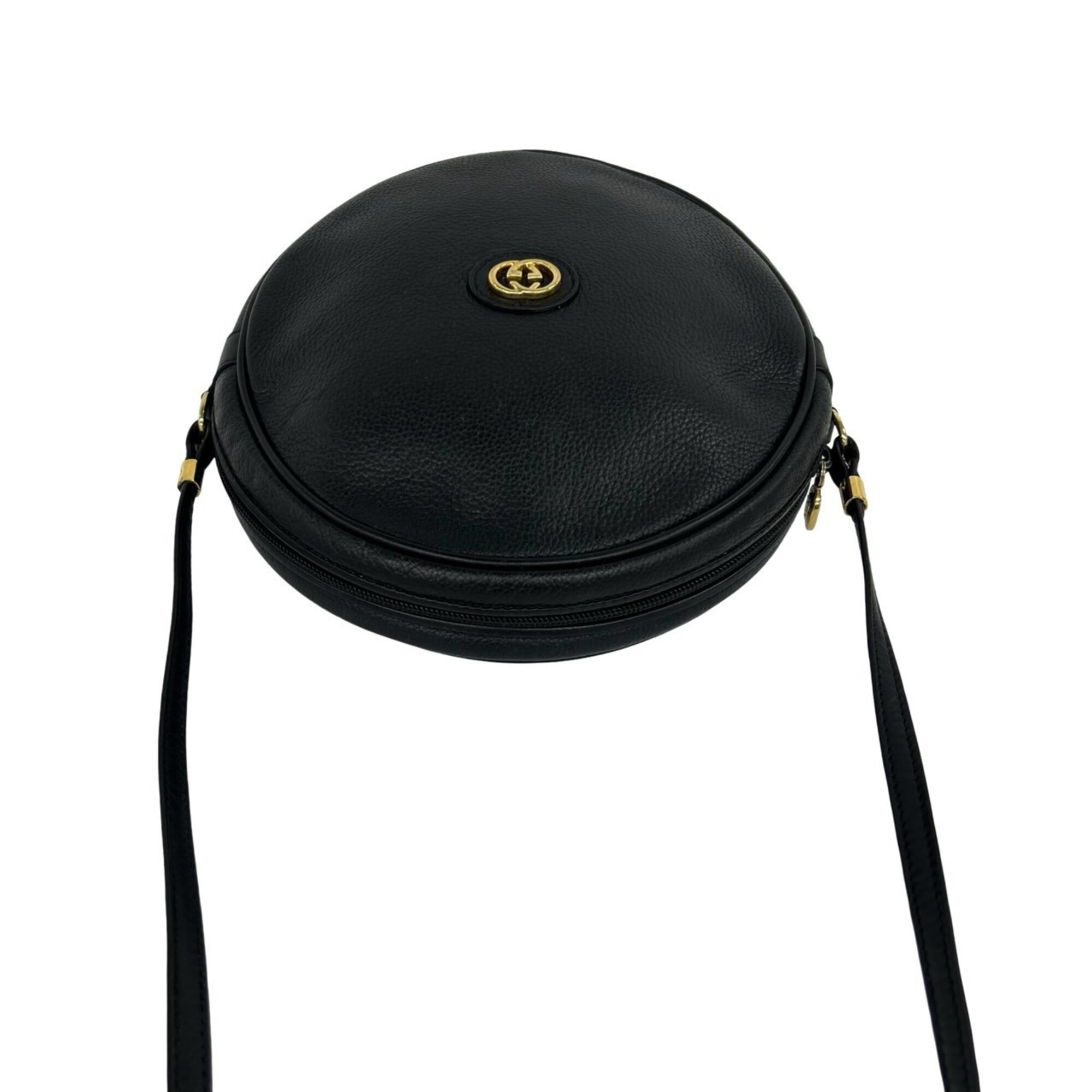 Gucci Black Leather Shoulder Bag (Pre-Owned)